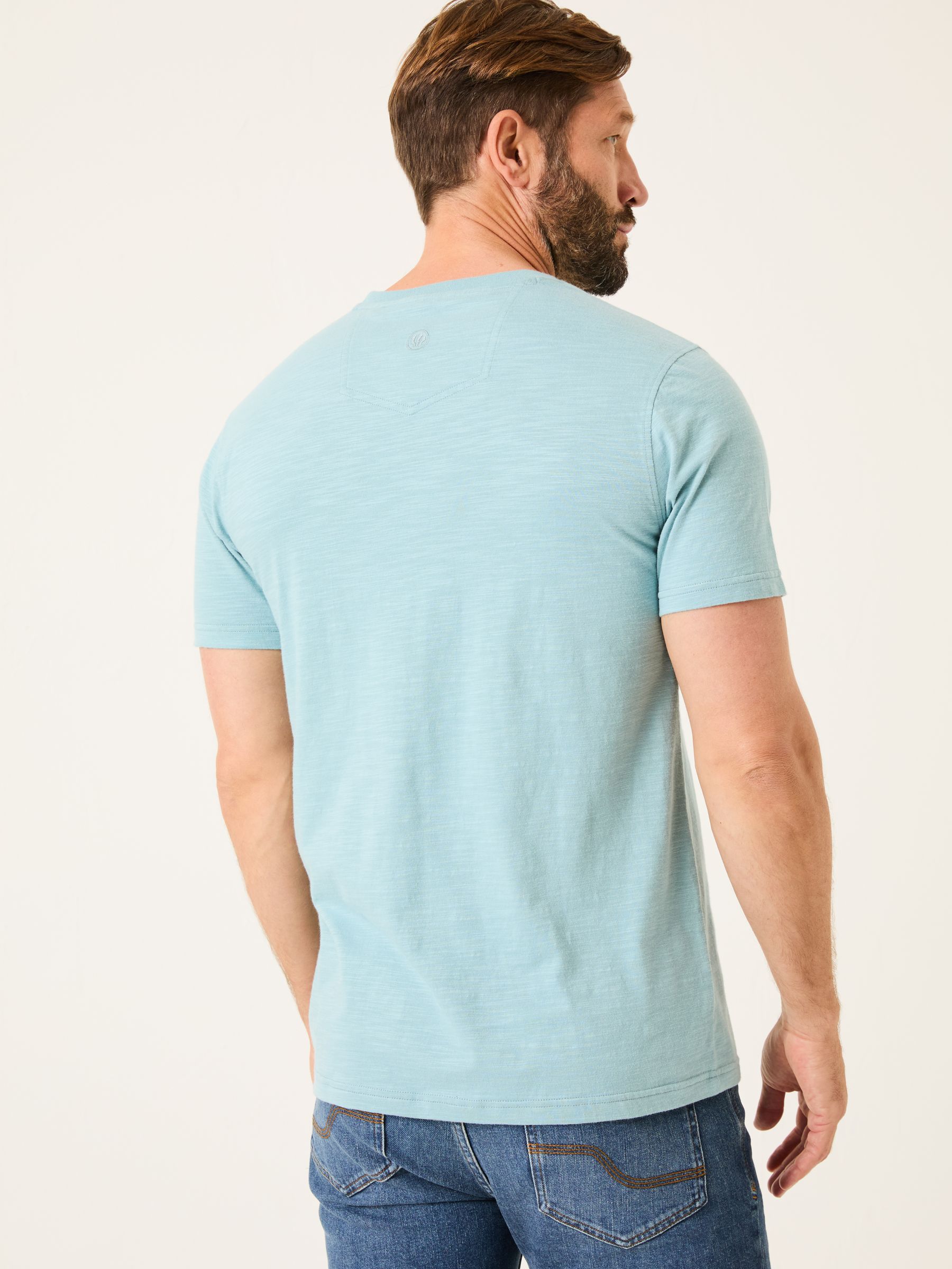 VW Light Blue Camper Short Sleeve T-Shirt - Image 2 of 6