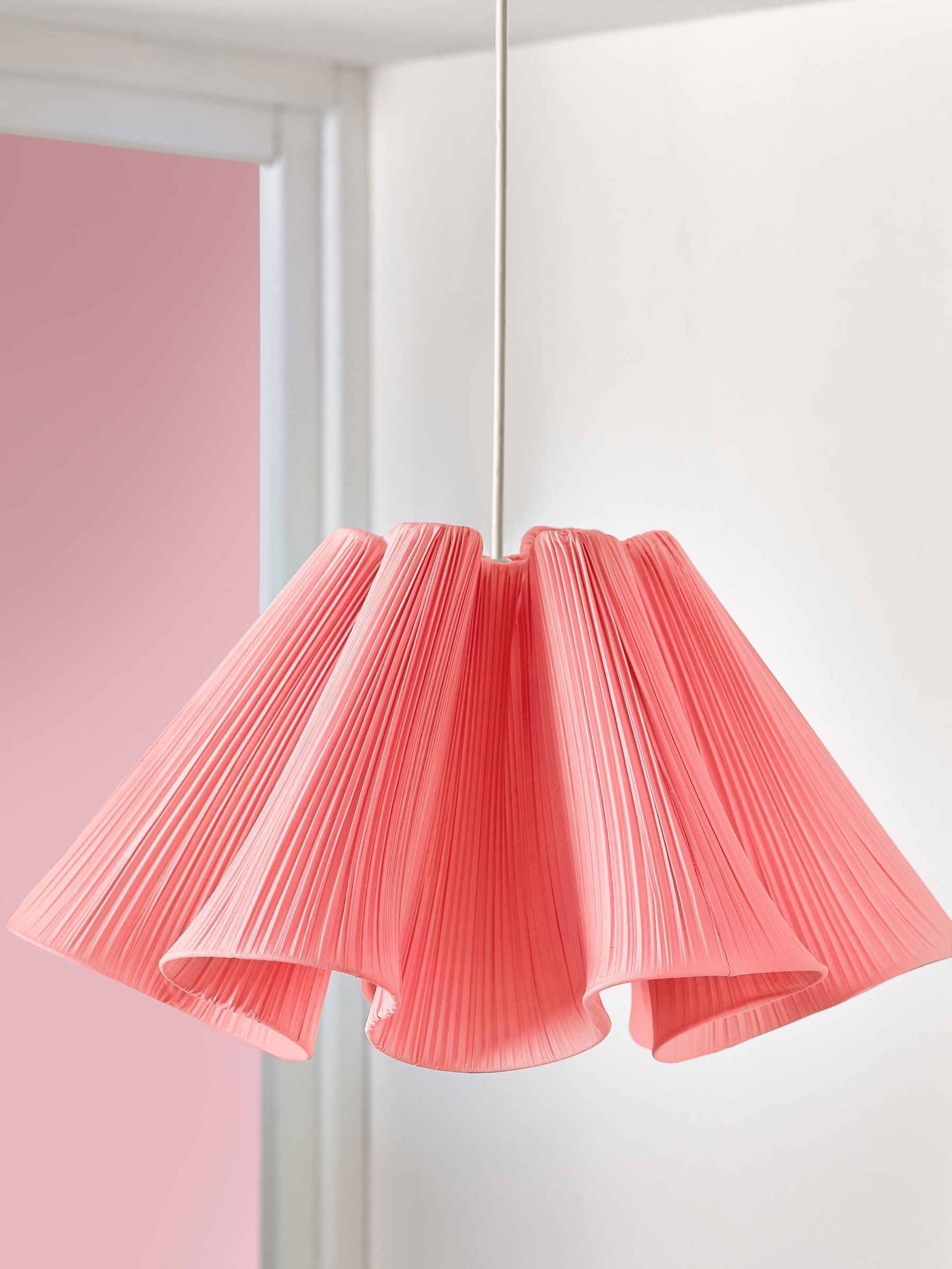 Novogratz Pink Ellis Shade Ceiling Light - Image 1 of 3