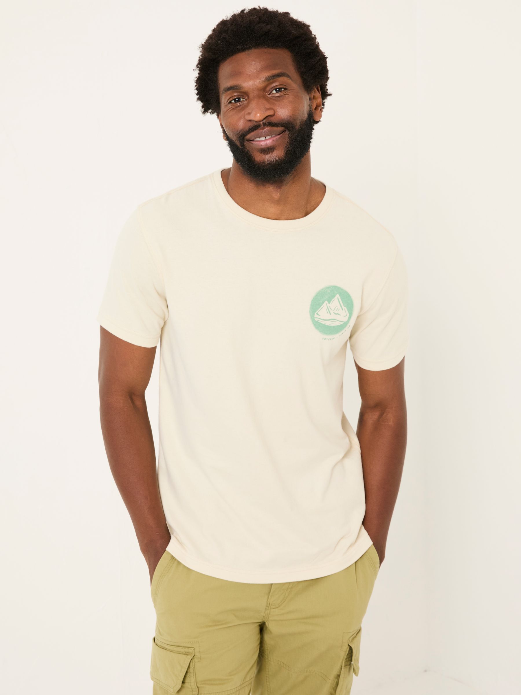 Natural Just Roll With It 100% Cotton Short Sleeve Graphic T-Shirt - Image 1 of 7