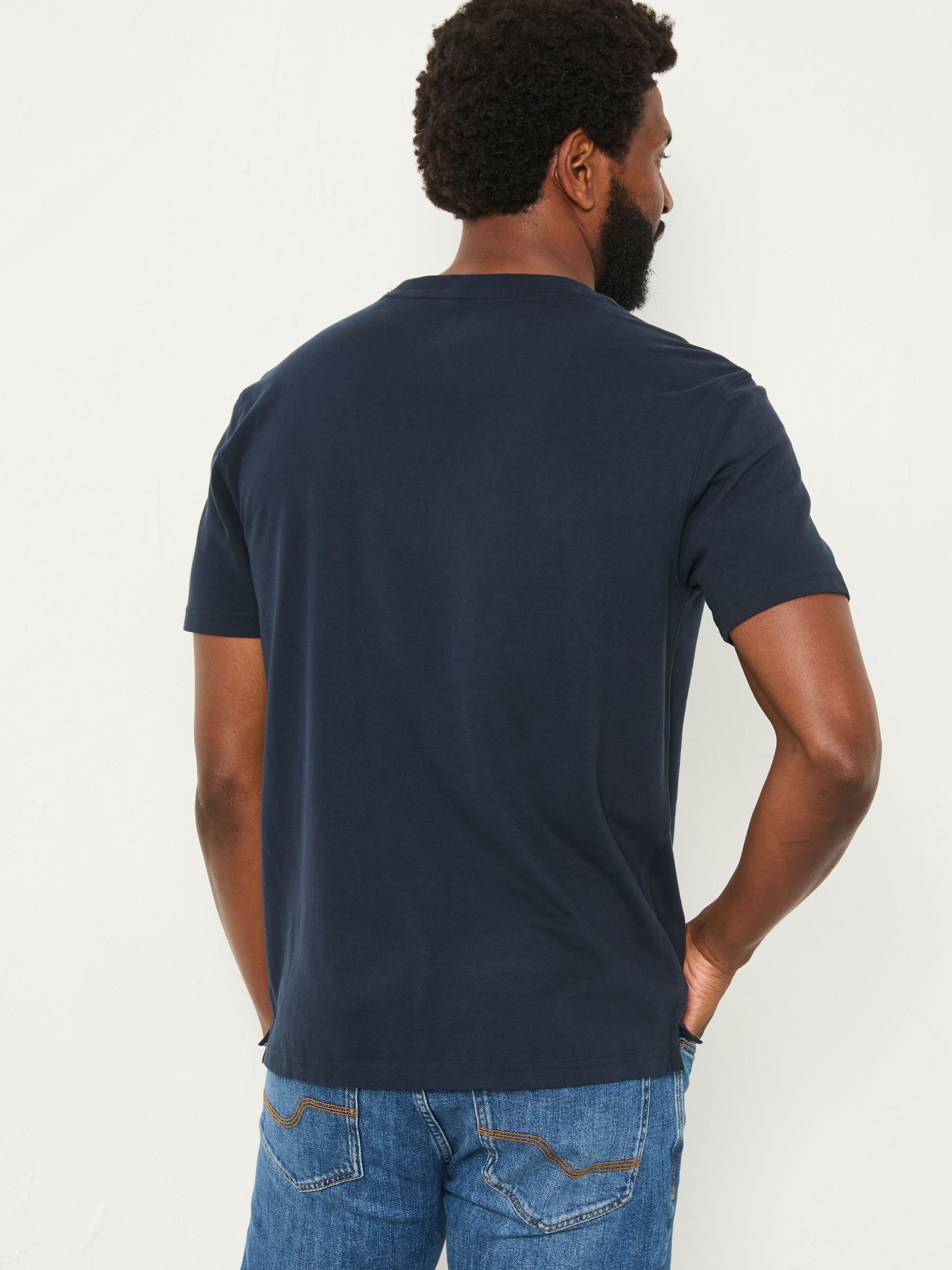 Lulworth Navy Short Sleeve T-Shirt | FatFace USA