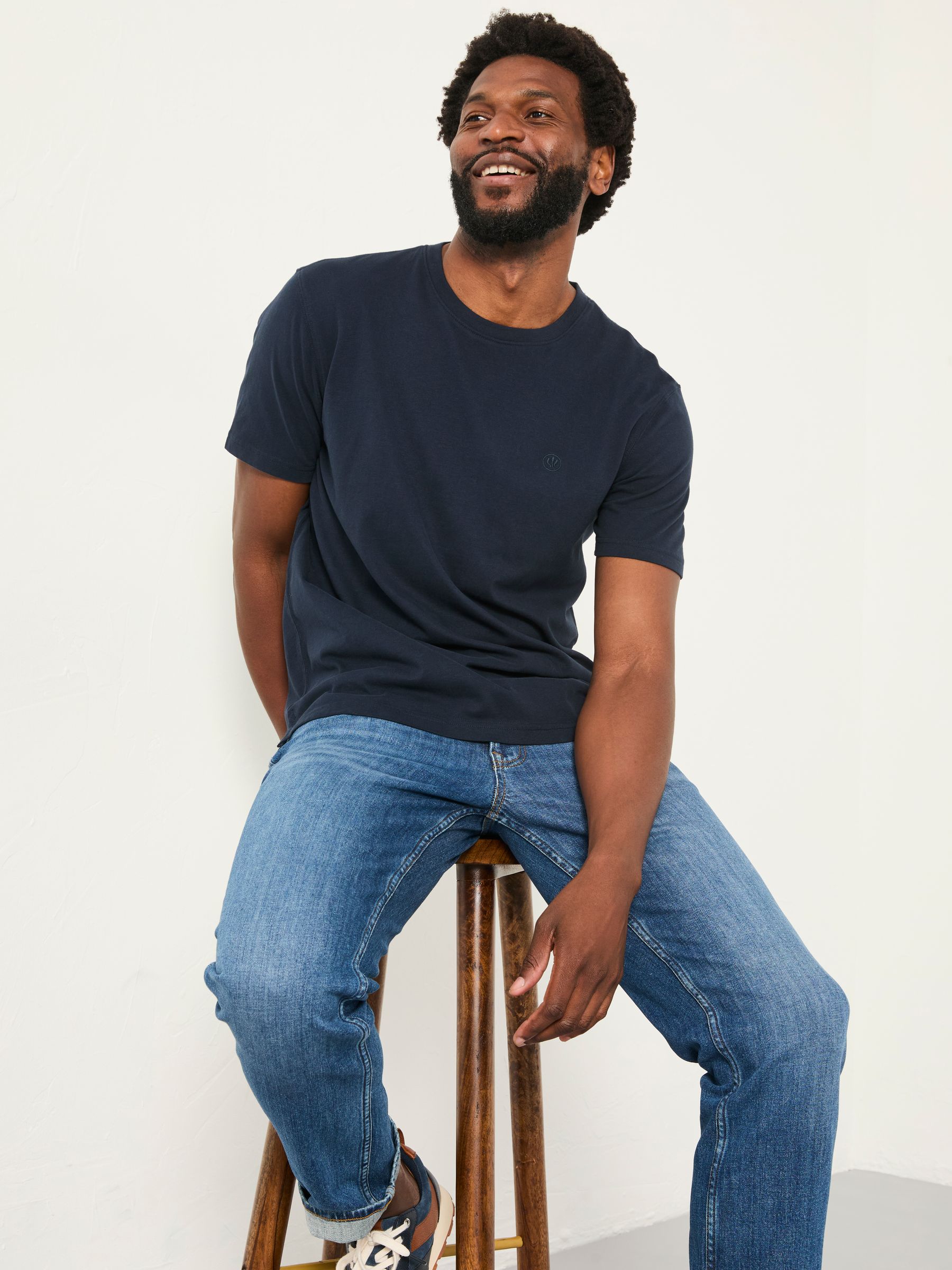 Lulworth Navy Short Sleeve T-Shirt | FatFace USA