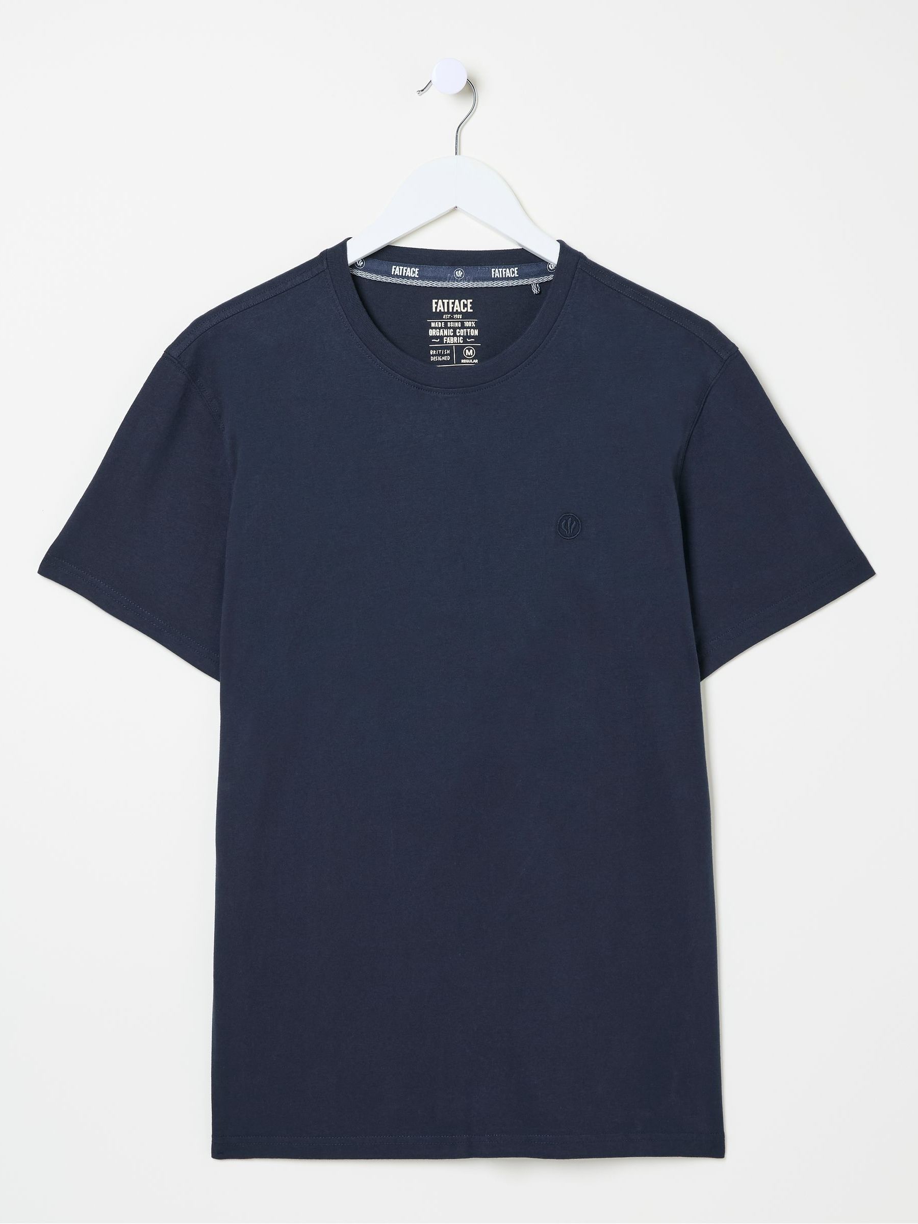 Lulworth Navy Short Sleeve T-Shirt | FatFace USA