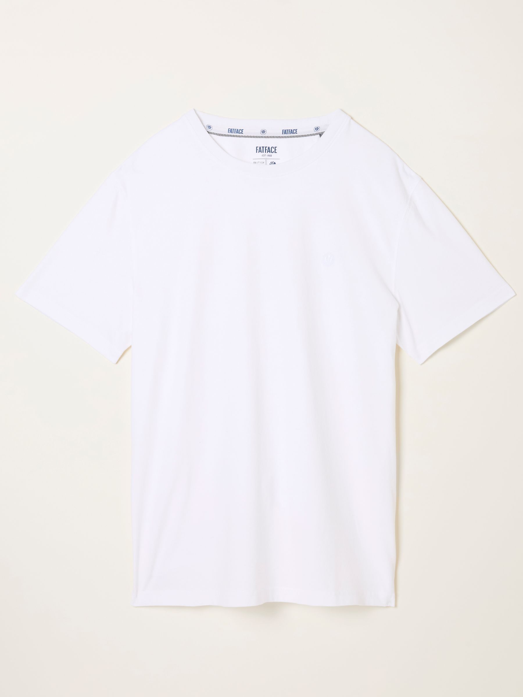 Lulworth White Short Sleeve T-Shirt - Image 6 of 6