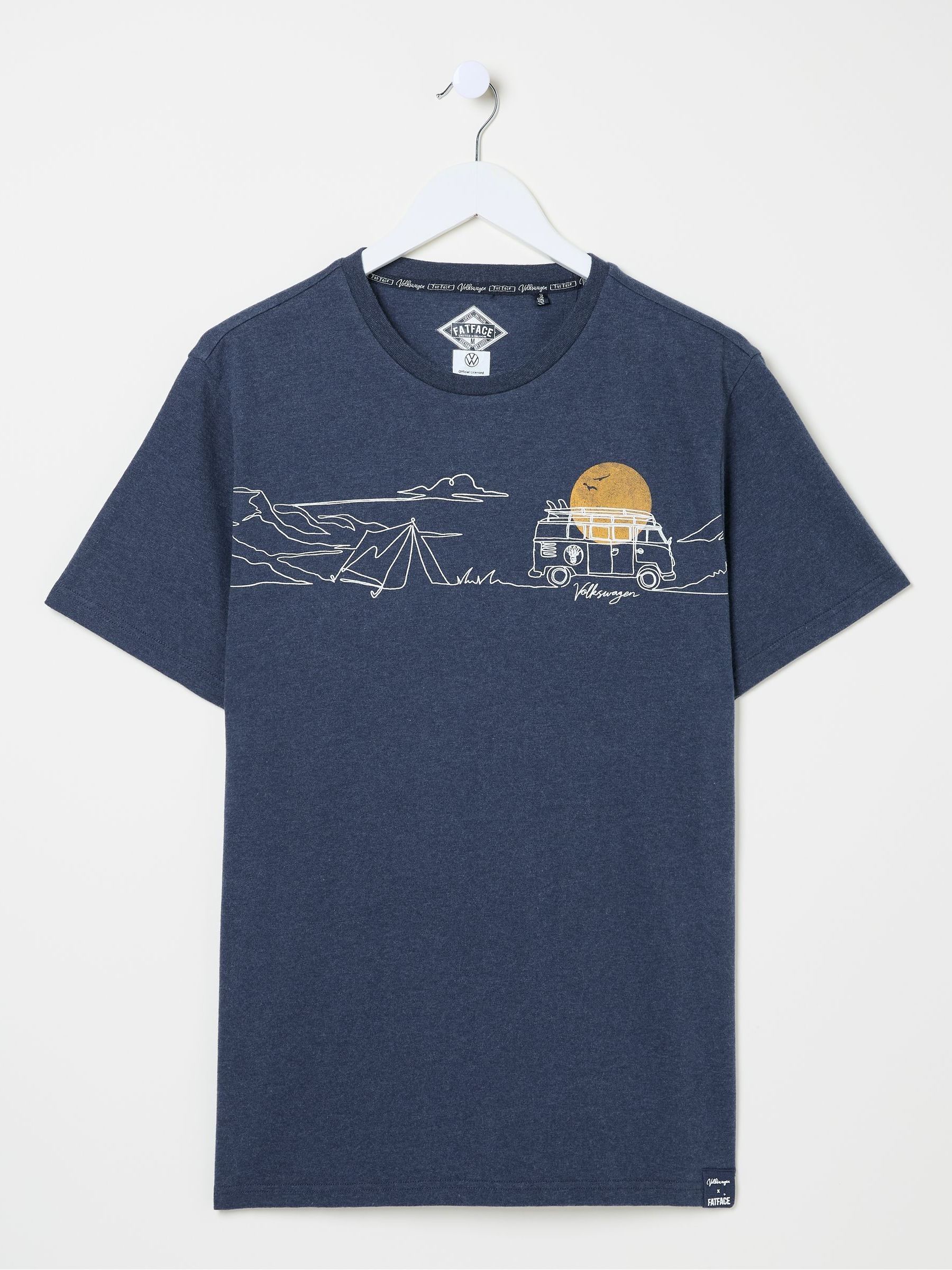 VW Navy Sea & Surf Short Sleeve T-Shirt - Image 5 of 6