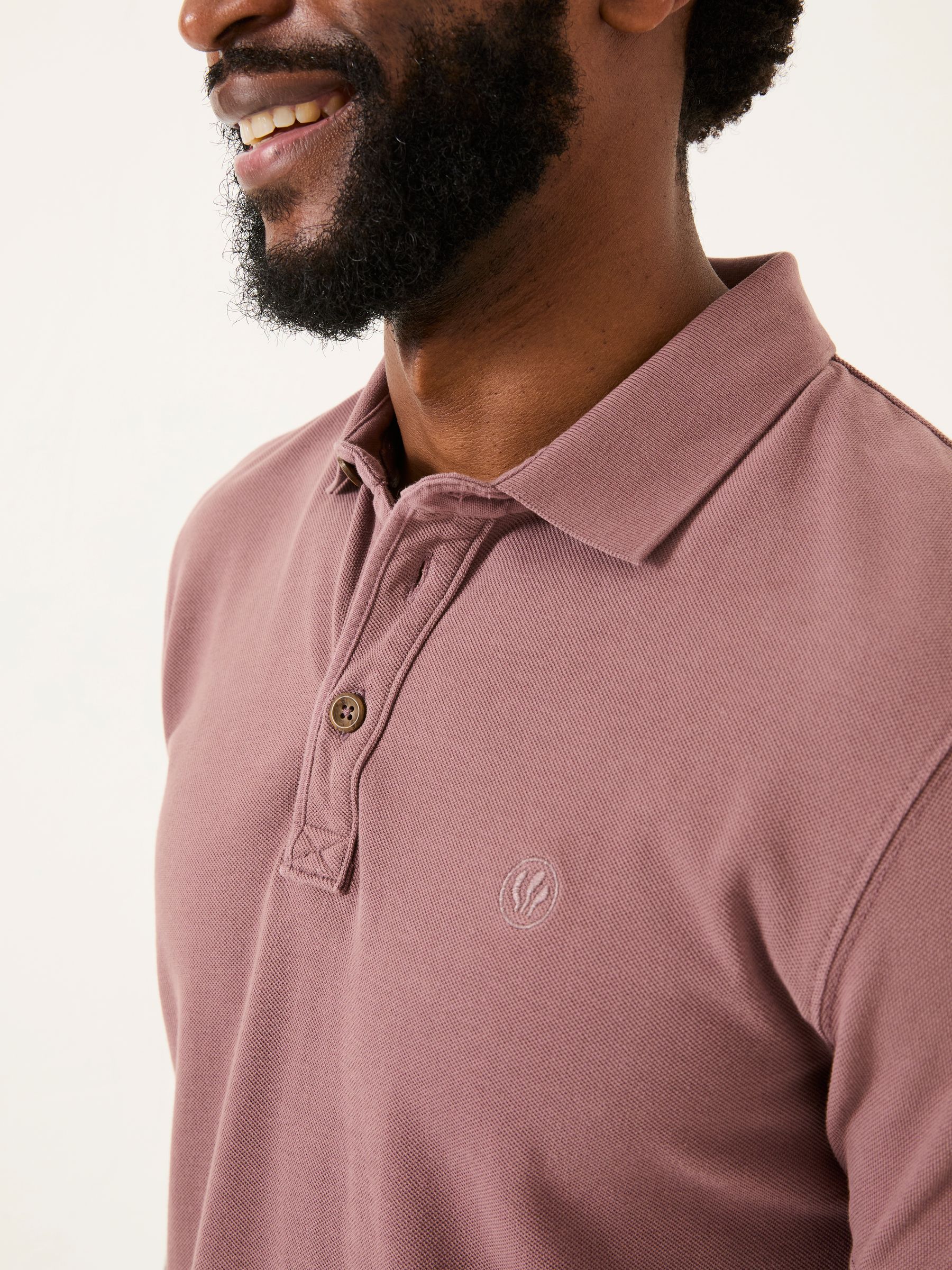 Purple Pique Polo - Image 3 of 6