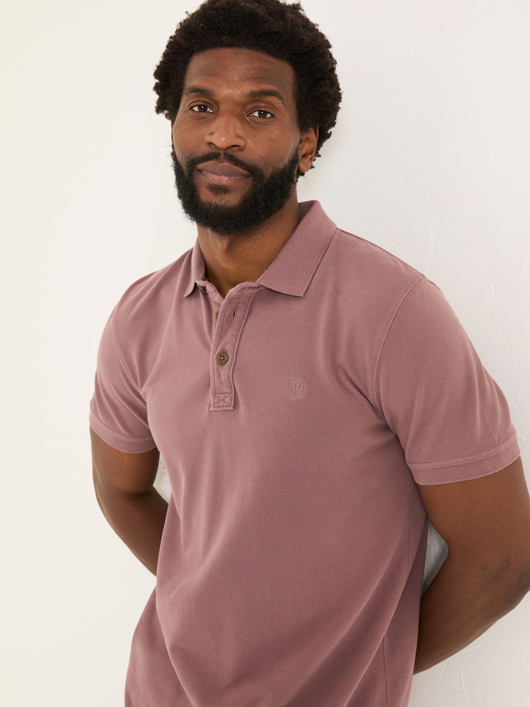 Purple Pique Polo - Image 4 of 6