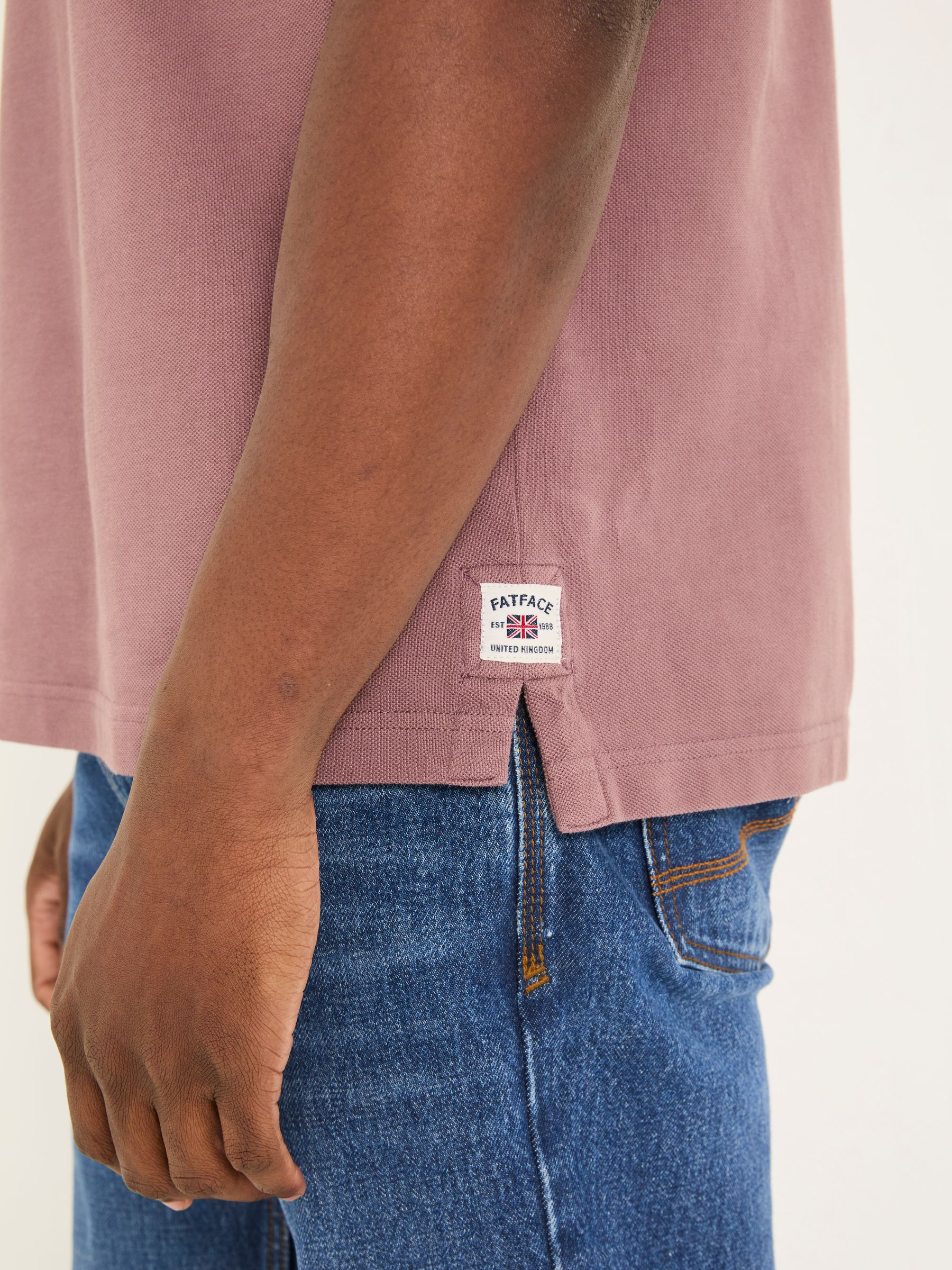 Purple Pique Polo - Image 5 of 6
