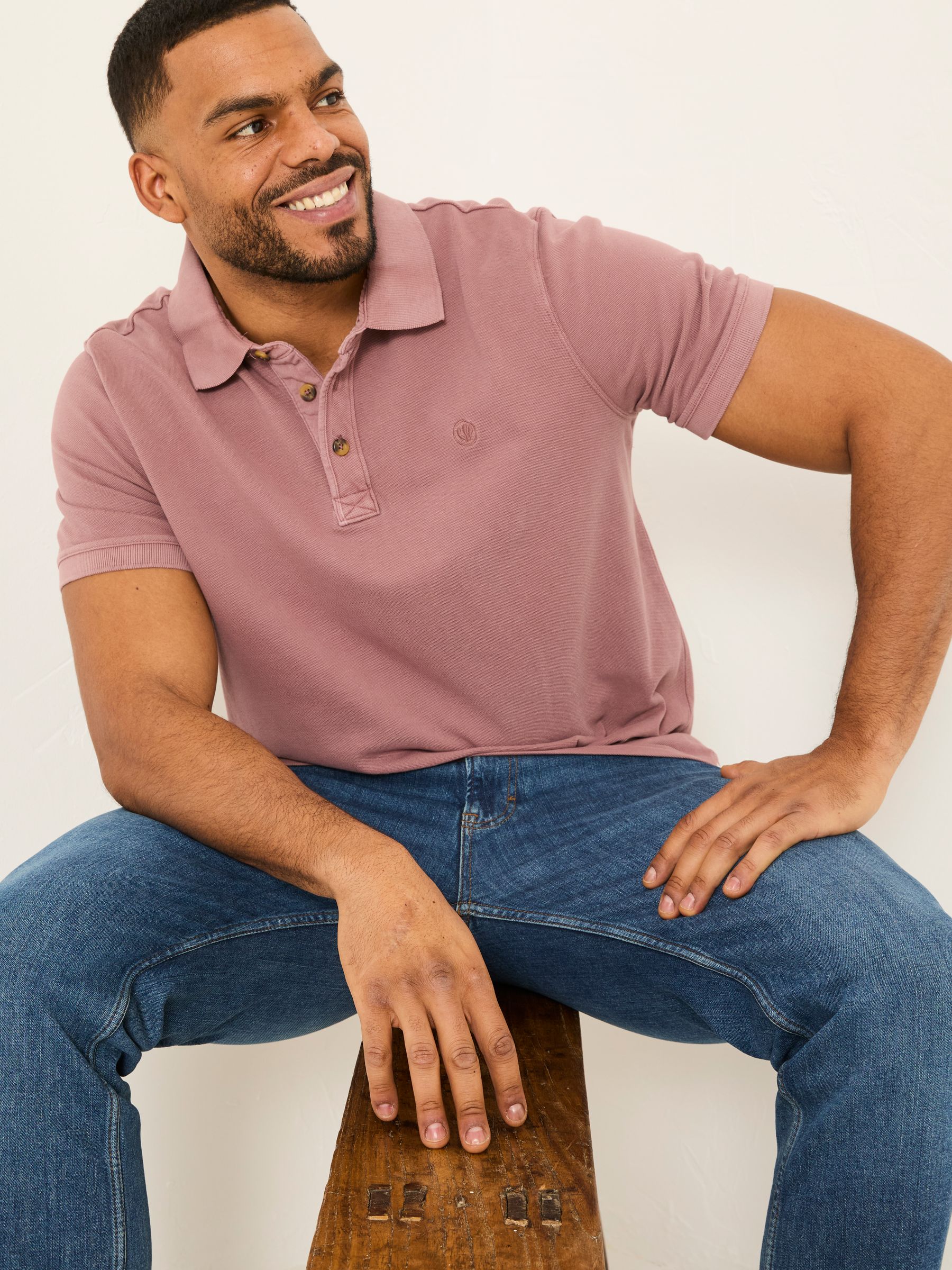 Purple Pique Polo - Image 8 of 9