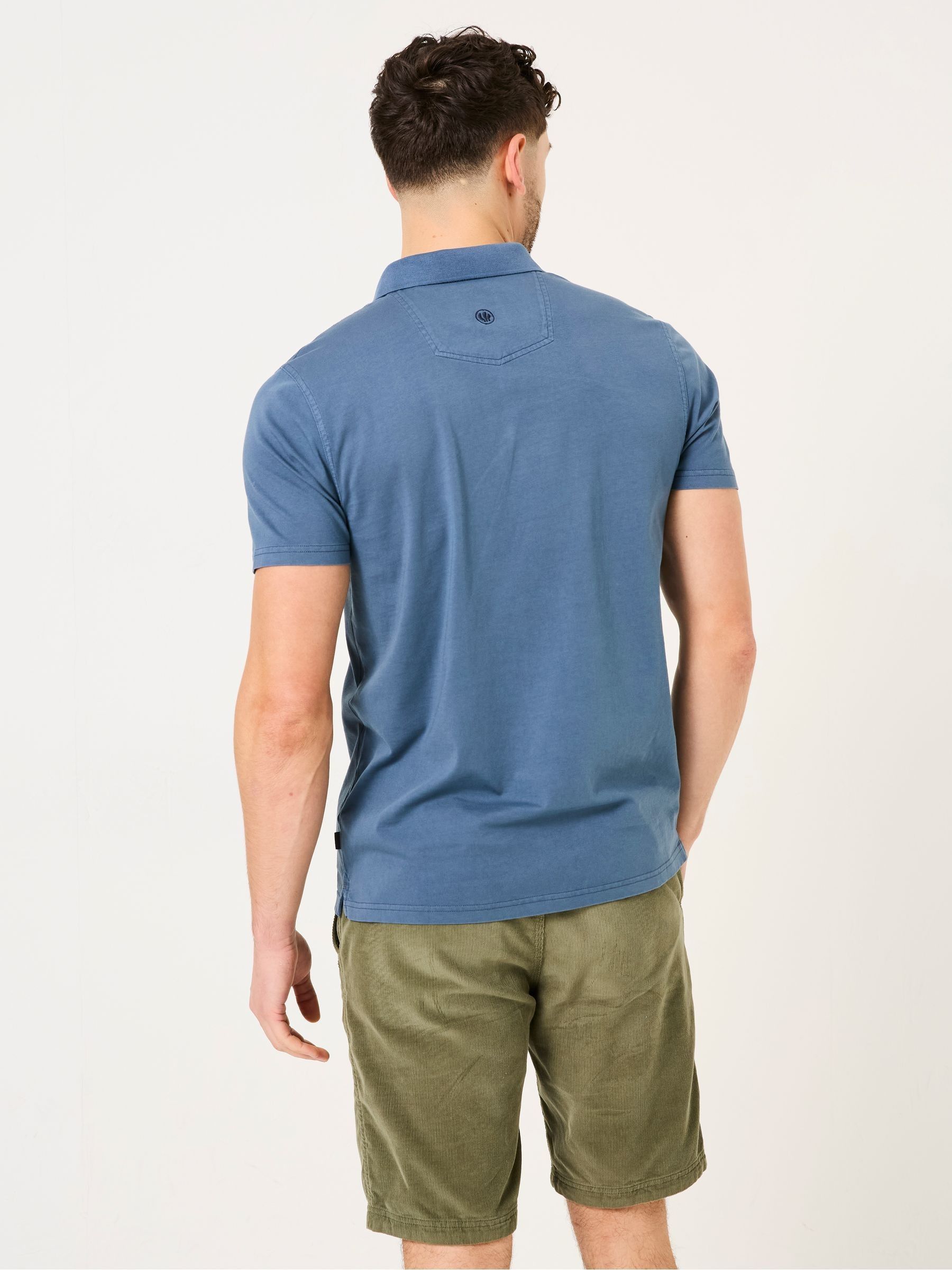 Stoke Navy Blue Short Sleeve Polo Shirt - Image 2 of 6