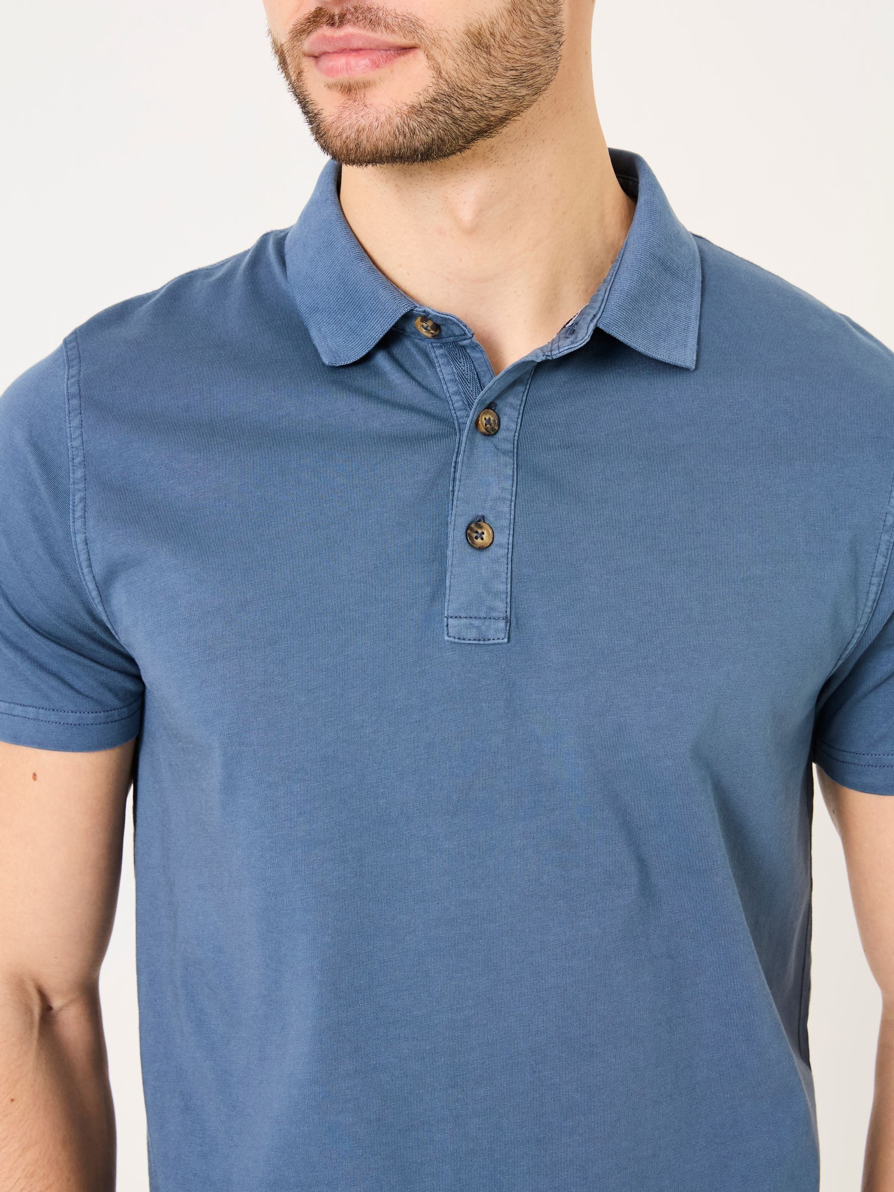 Stoke Navy Blue Short Sleeve Polo Shirt - Image 4 of 6