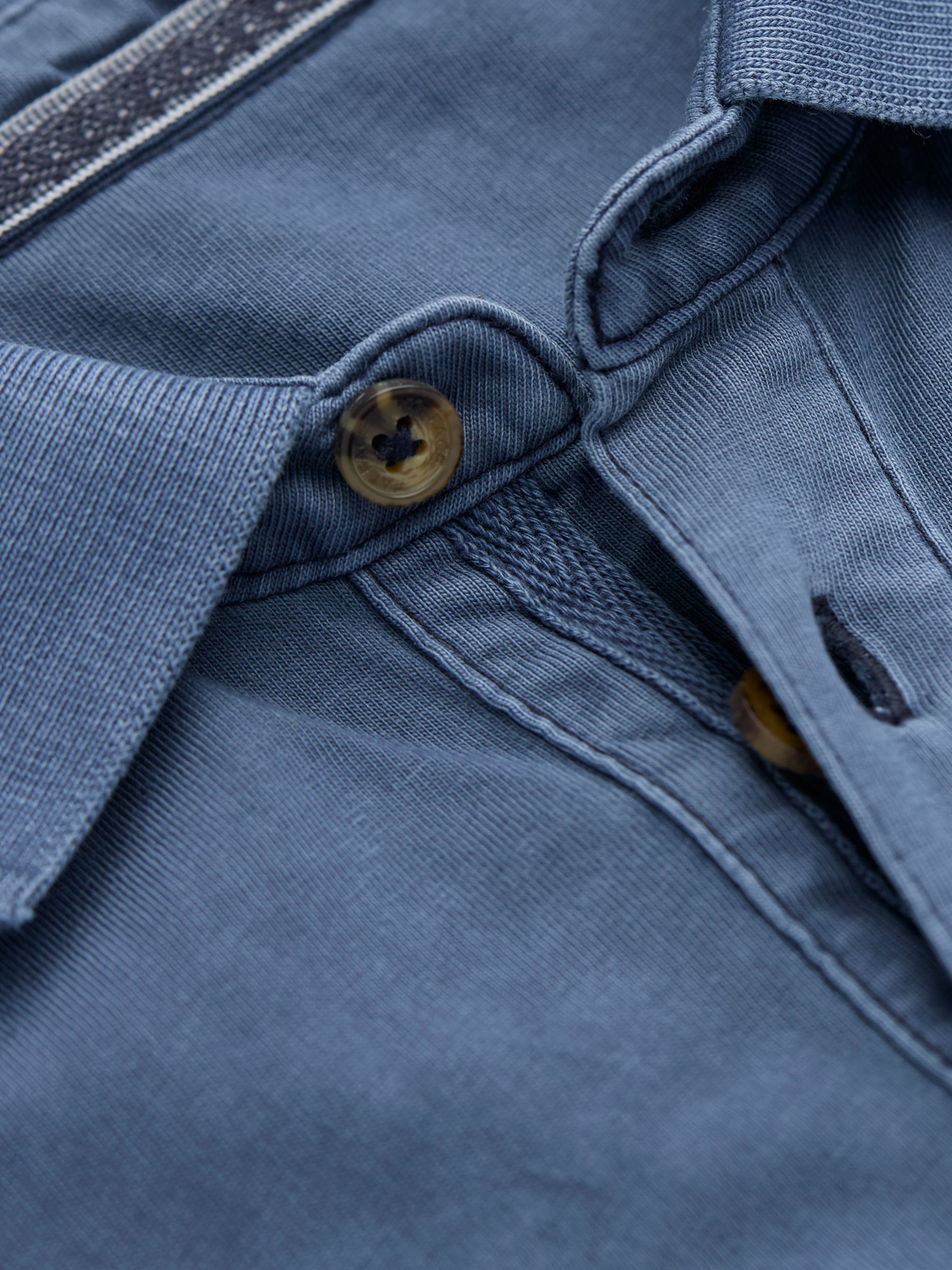 Stoke Navy Blue Short Sleeve Polo Shirt - Image 6 of 6