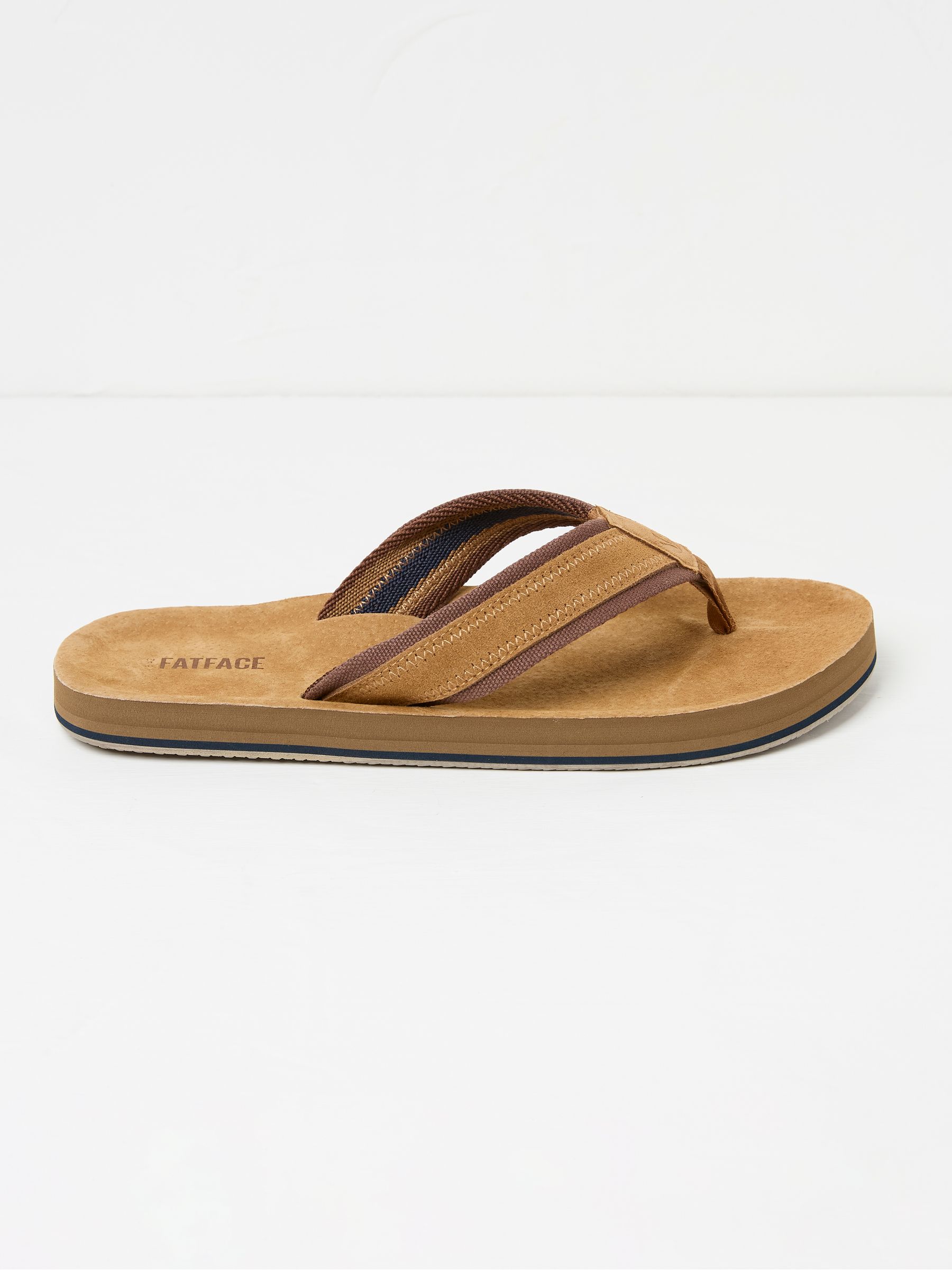 Burcott Tan Brown Flip Flops - Image 2 of 3