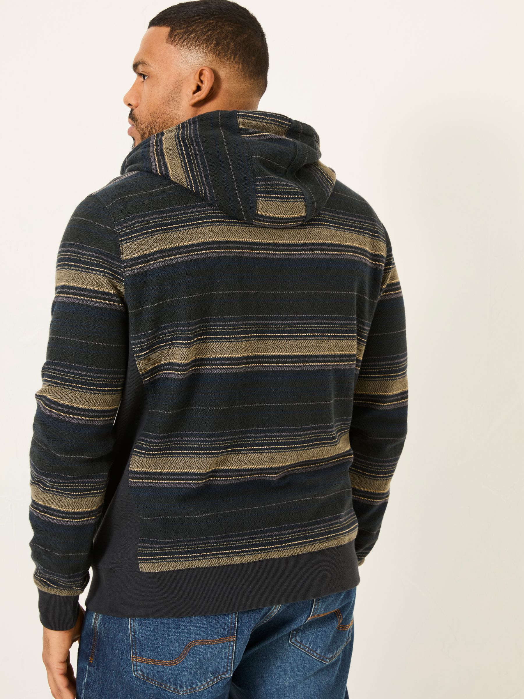 Trescowe Washed Black Over Head Hoodie - Image 5 of 8