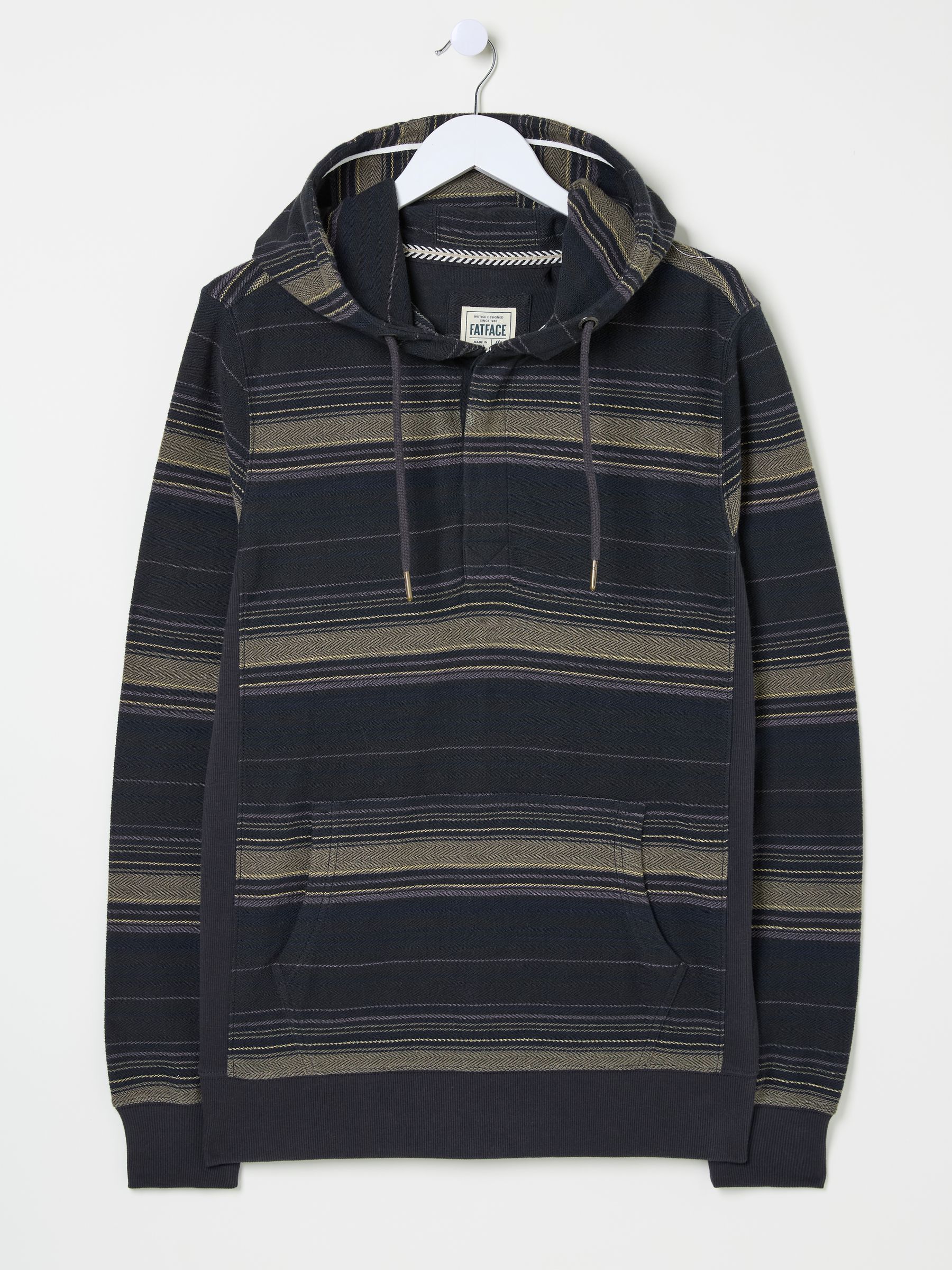 Trescowe Washed Black Over Head Hoodie - Image 7 of 8