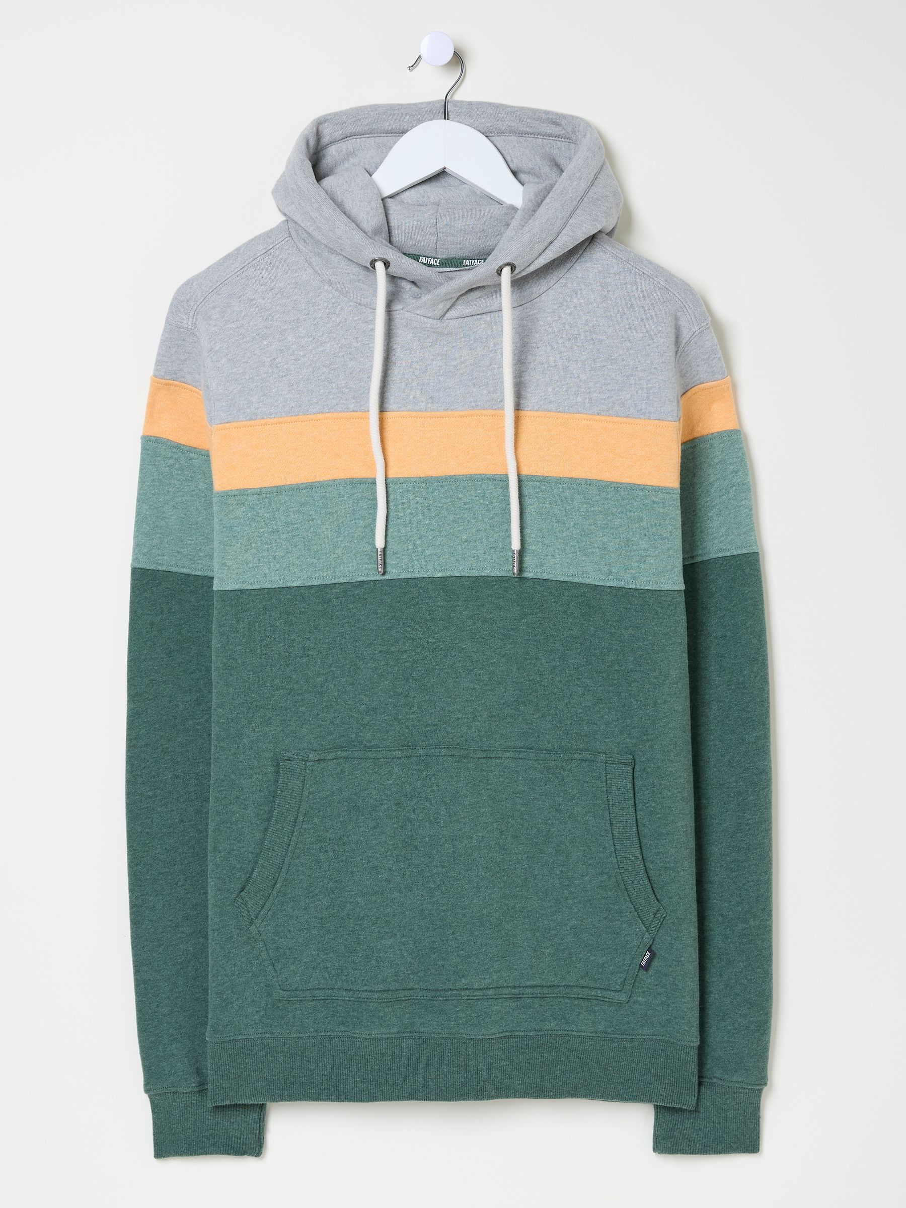 Brooke Green Cut and Sew Over Head Hoody - Image 6 of 6