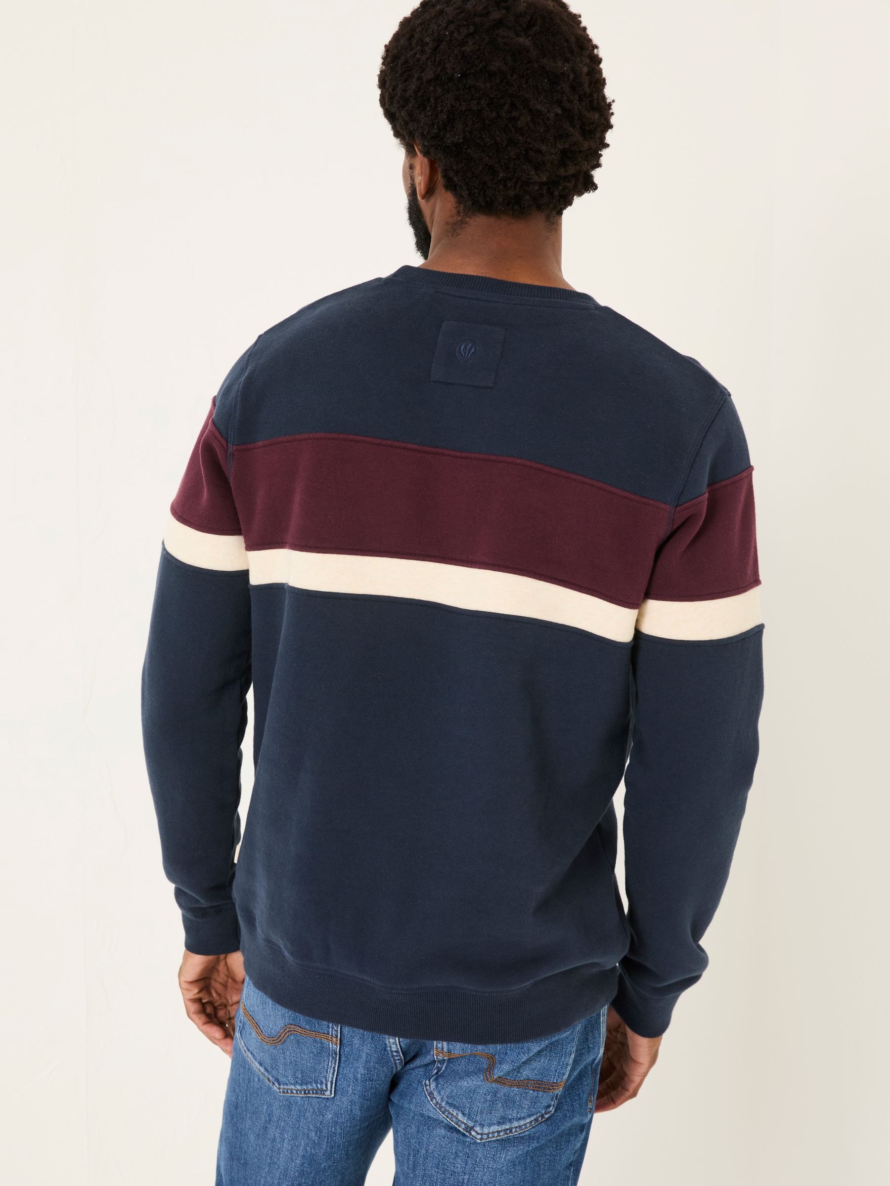 Brooke Navy Cut Sew Crew - Image 2 of 6
