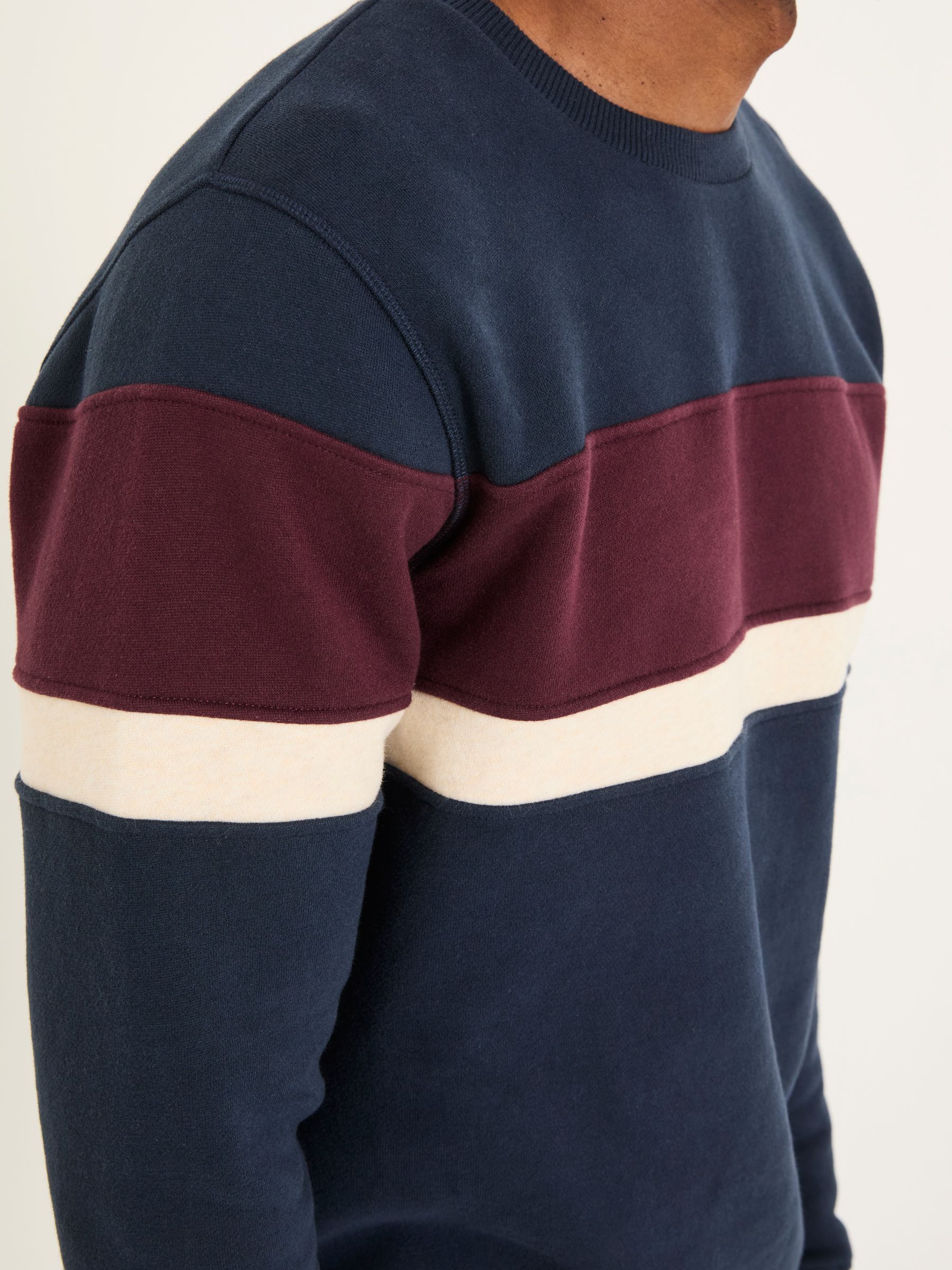 Brooke Navy Cut Sew Crew - Image 5 of 6