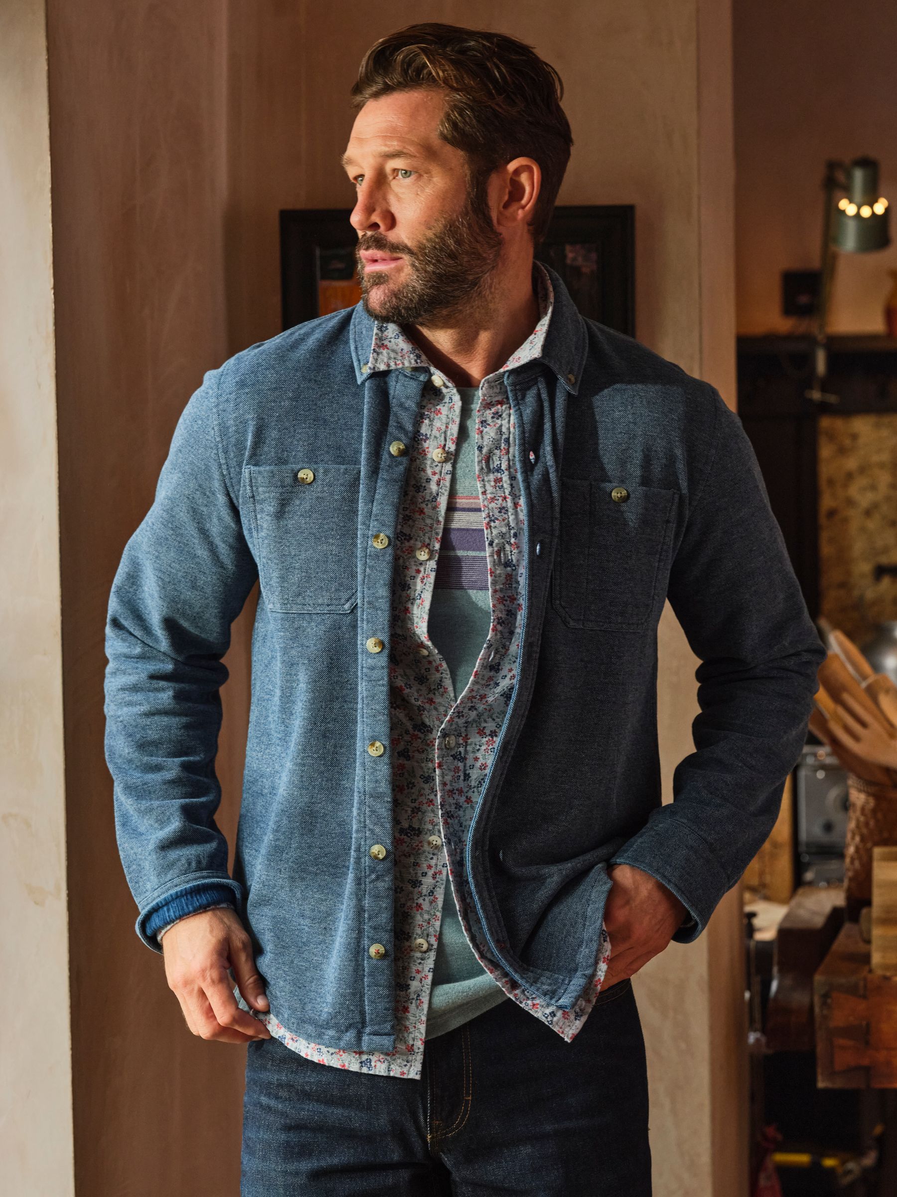 Indigo Blue Sweat Shirt - Image 5 of 6