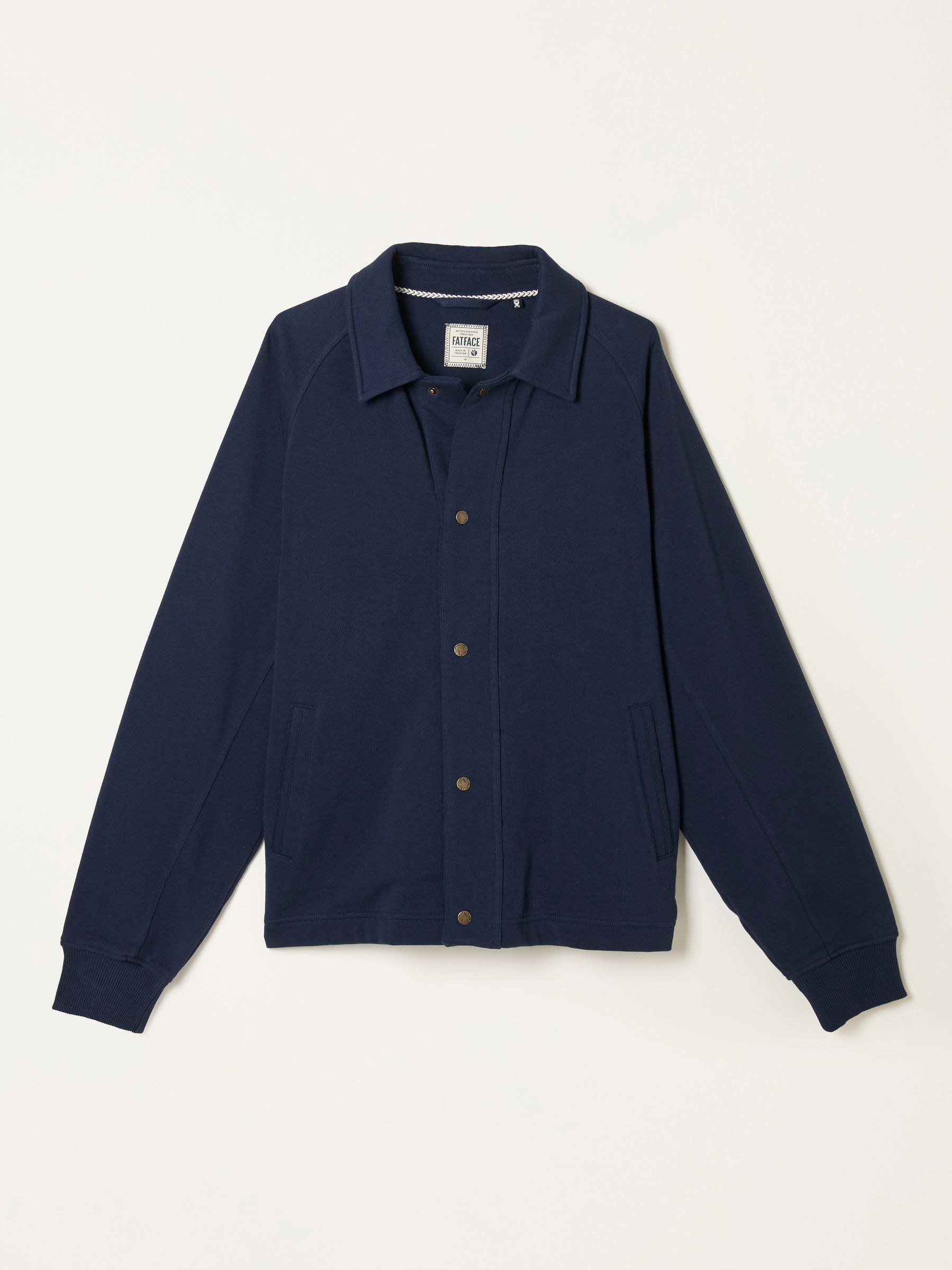 Harrington Navy Harrington Sweat Jacket - Image 7 of 8