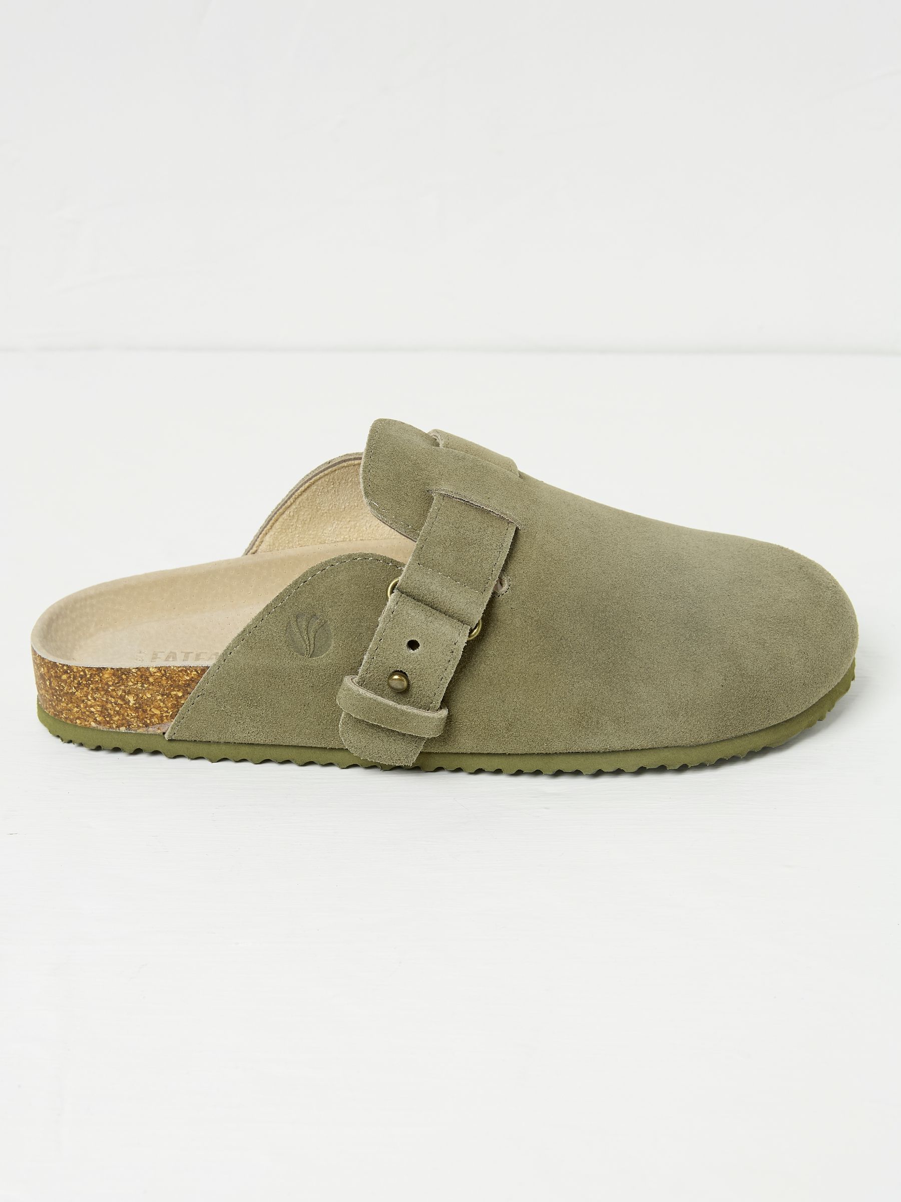 Elsie Khaki Green House Shoes - Image 1 of 3