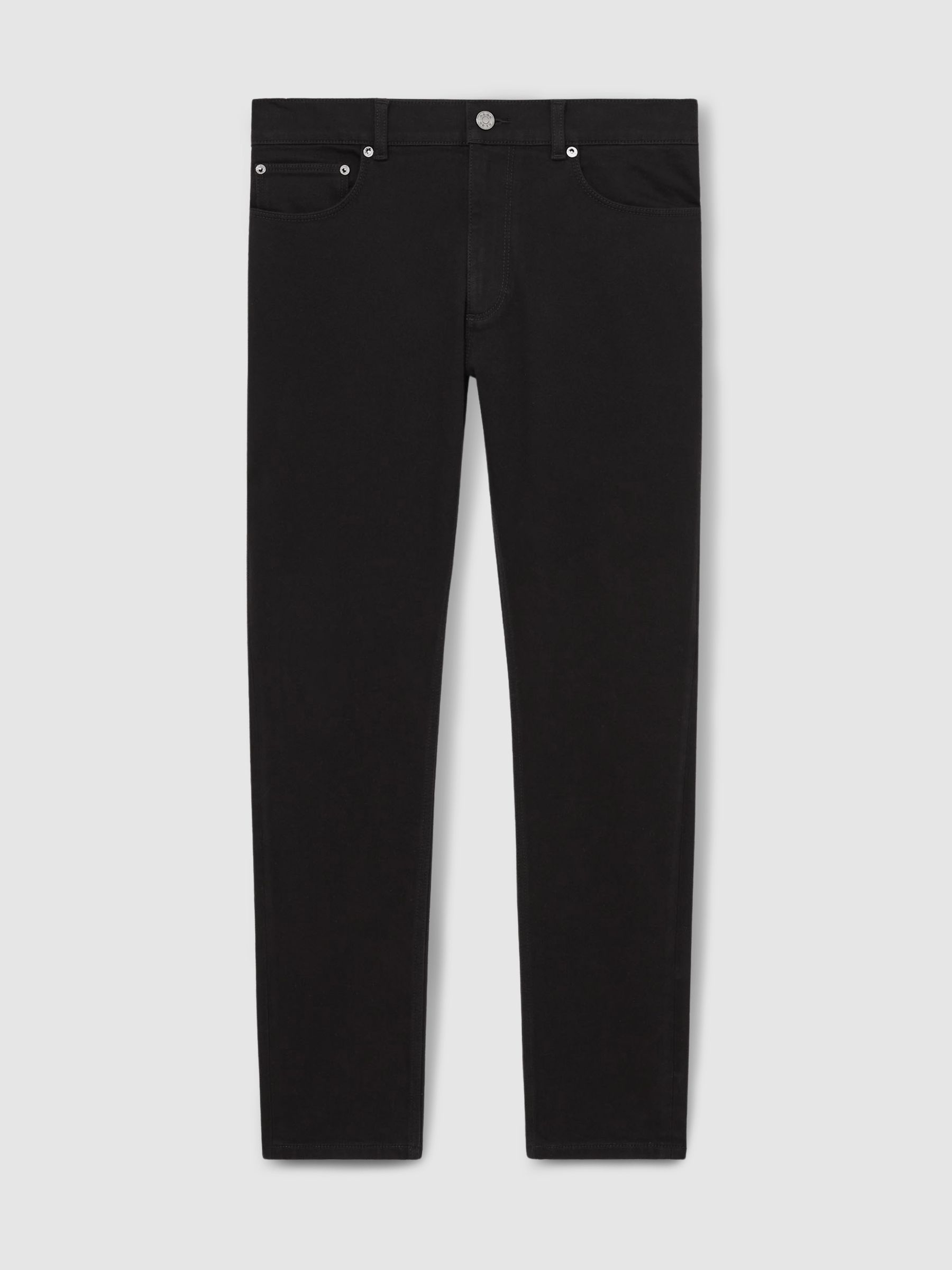 Cotton-Stretch Slim-Fit Jeans in Stay Black - Image 2 of 5