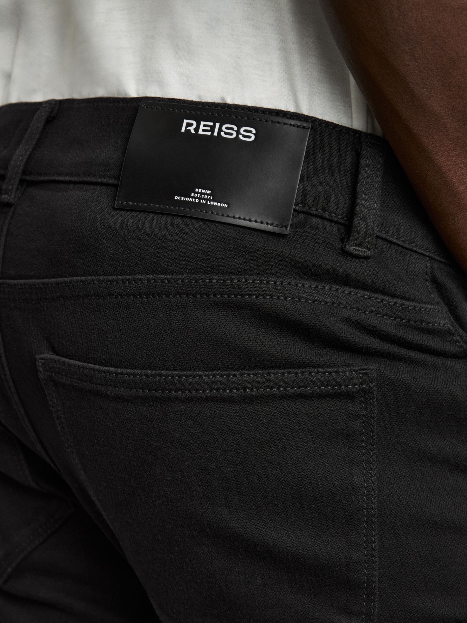 Cotton-Stretch Slim-Fit Jeans in Stay Black - Image 4 of 5
