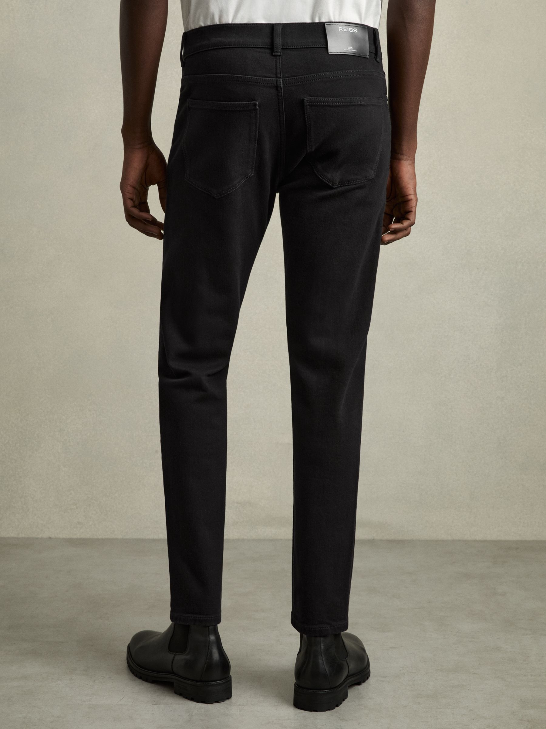 Cotton-Stretch Slim-Fit Jeans in Stay Black - Image 5 of 5