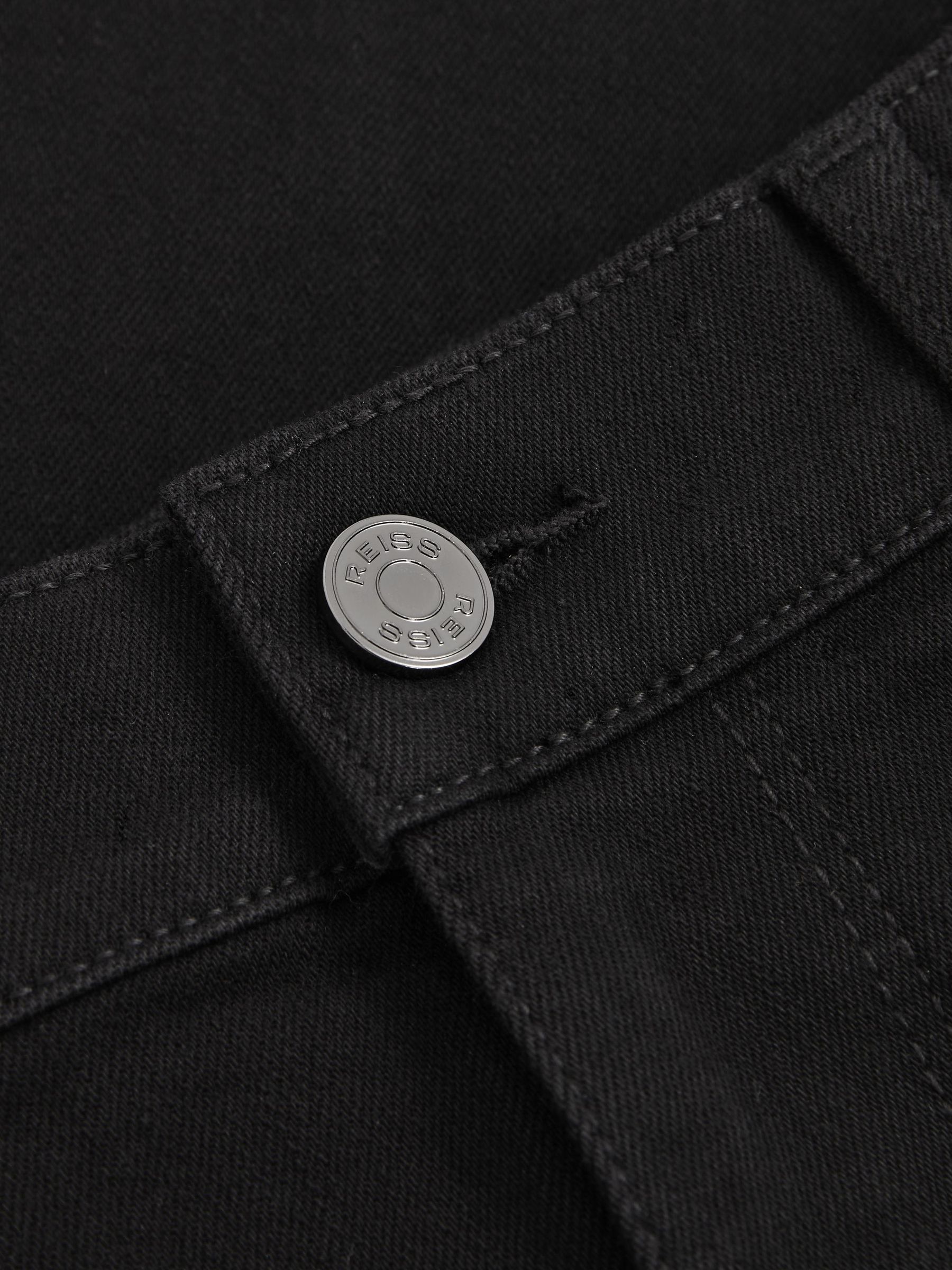 Cotton-Stretch Slim-Fit Jeans in Stay Black - Image 6 of 6