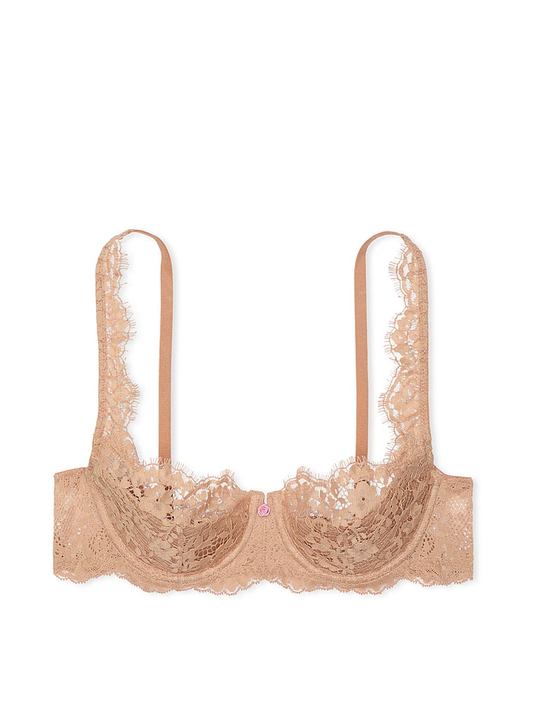 Praline Nude Lightly Lined Balcony Lace Bra - Image 3 of 3
