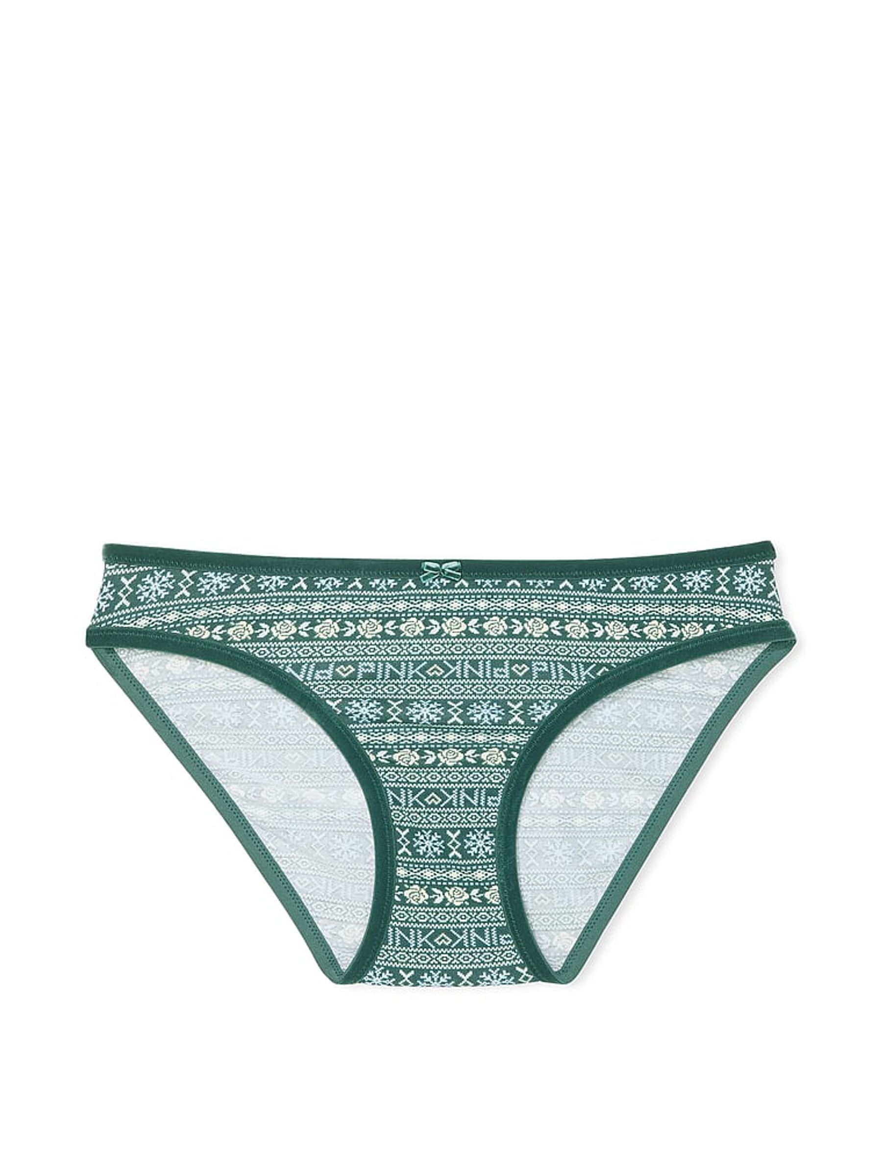 Deep Forest Green Bikini Cotton Knickers - Image 1 of 1