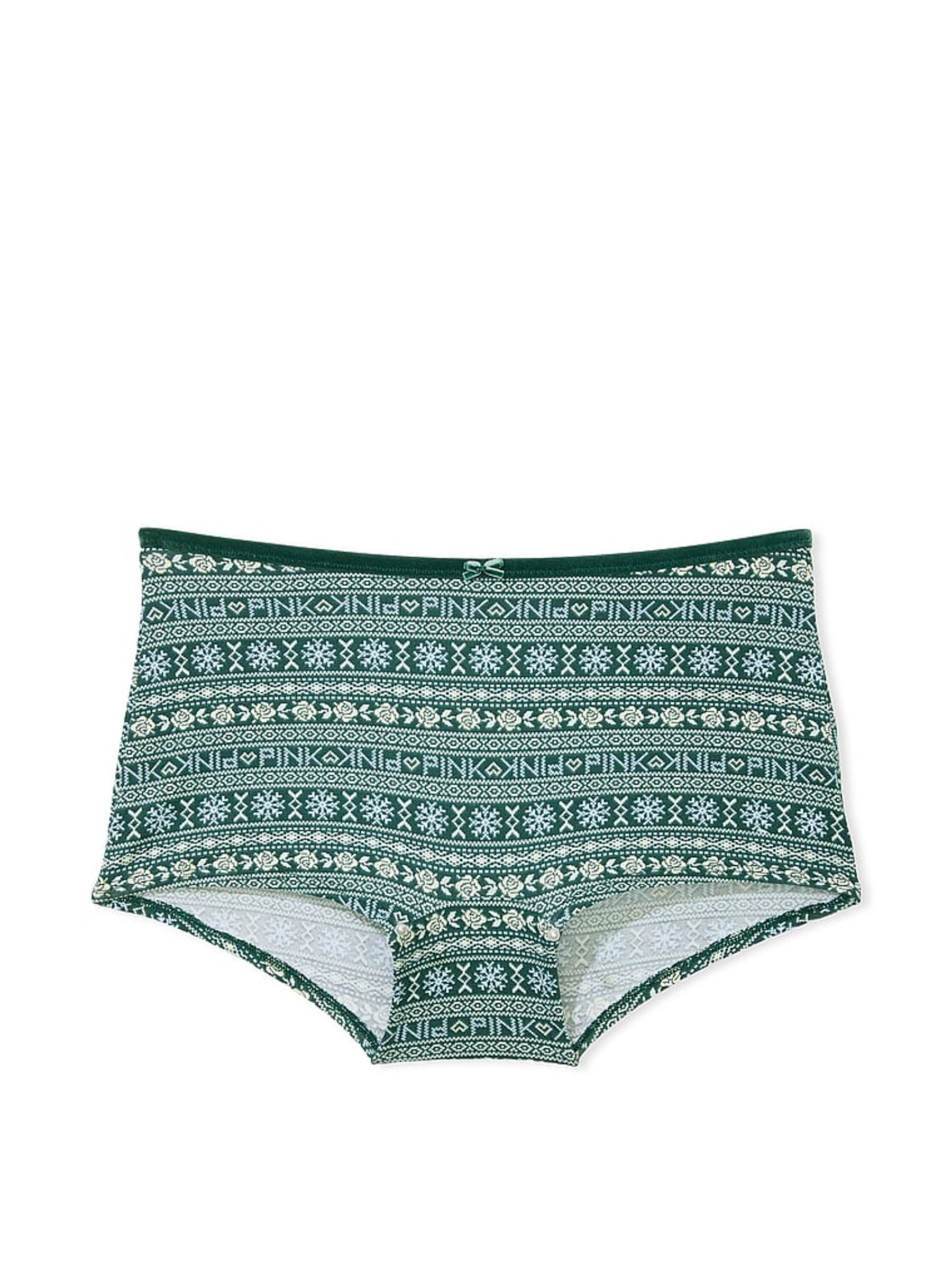 Deep Forest Green Short Cotton Knickers - Image 3 of 3 Deep Forest Green Short Cotton Knickers - Image 3 of 3