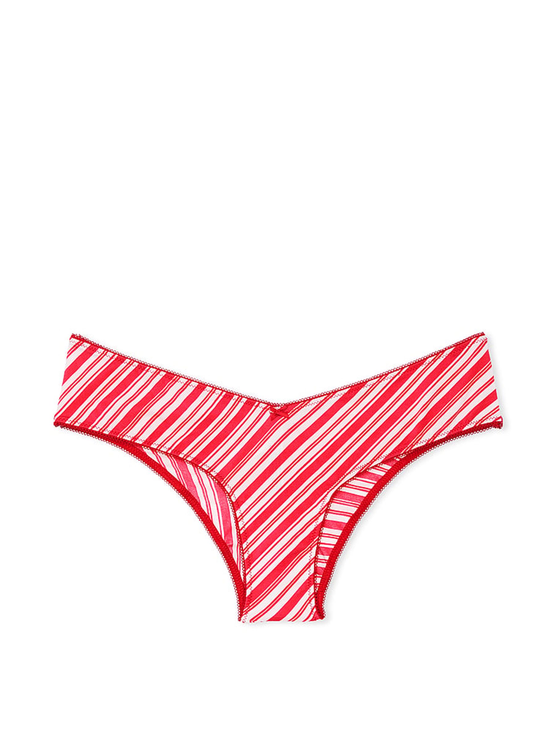 Candy Cane Stripe Red Cheeky Knickers - Image 3 of 3
