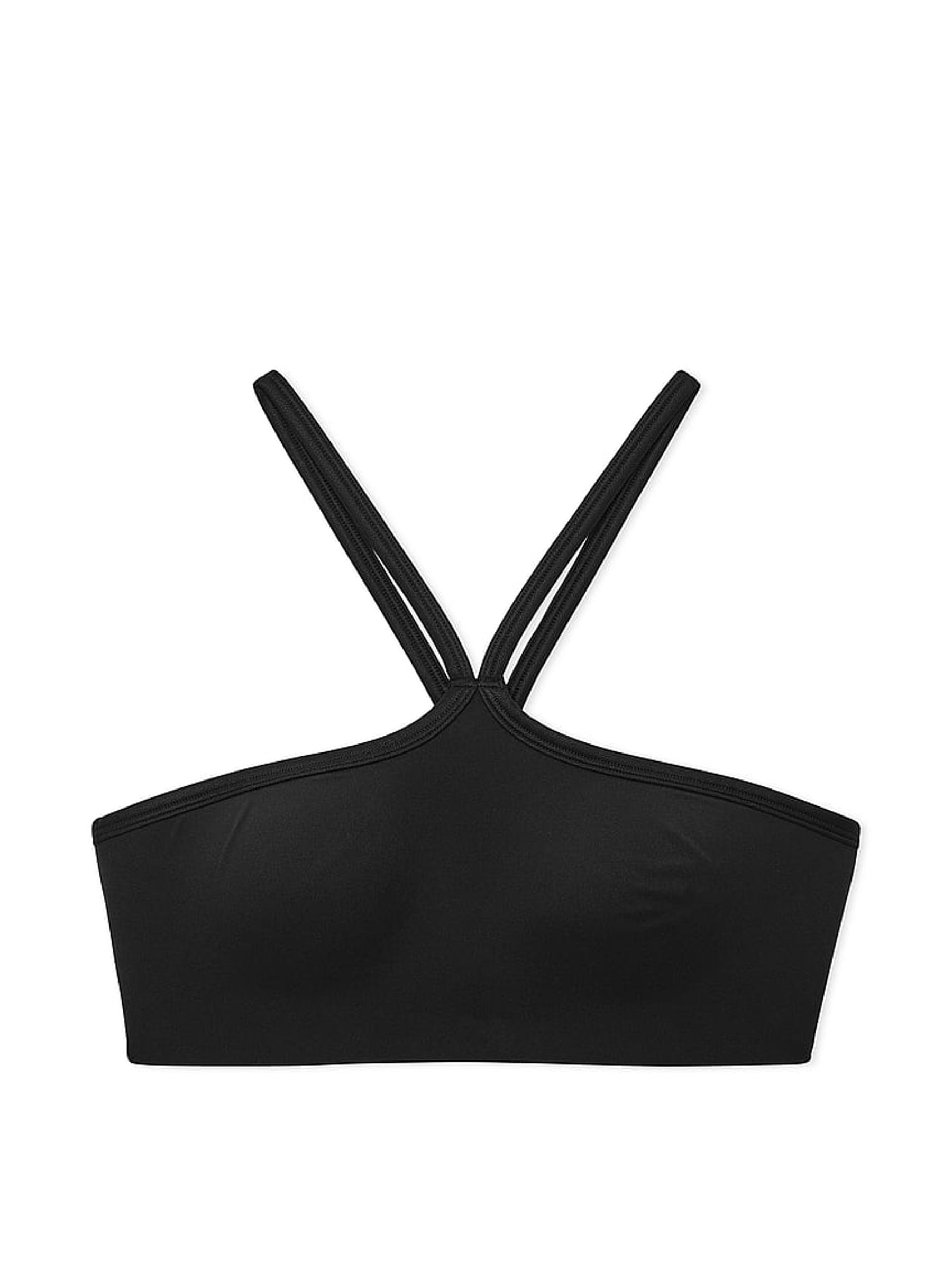 Black Activate™ Faux Leather Mix Multiway Sports Bra - Image 3 of 3