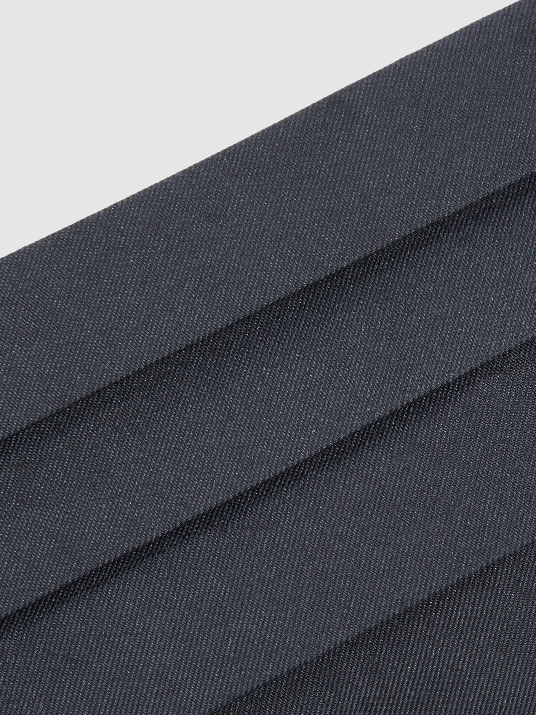 Silk Cummerbund in Navy - Image 4 of 4