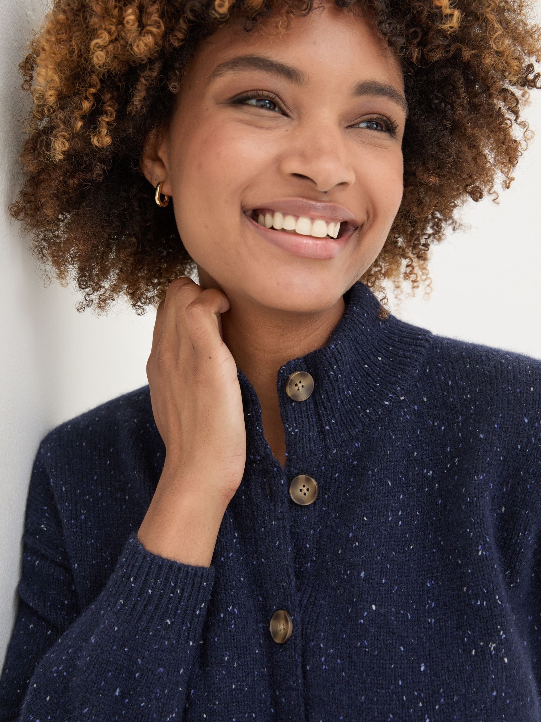 Navy Lyanna Cardigan - Image 4 of 7