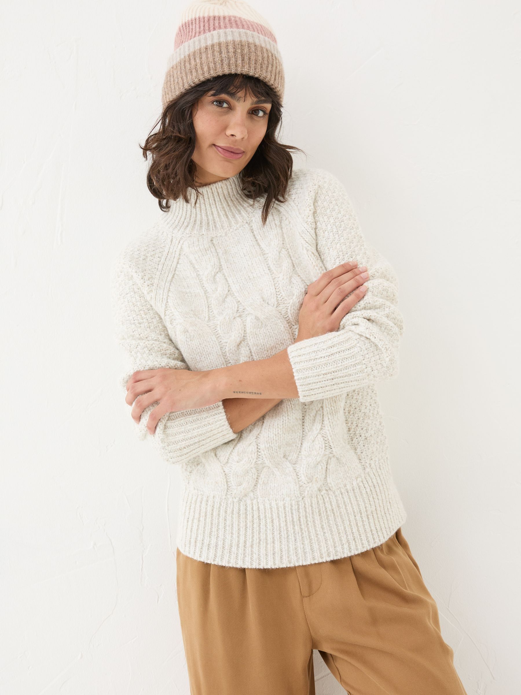 Ivory Cali Cable Jumper - Image 2 of 6