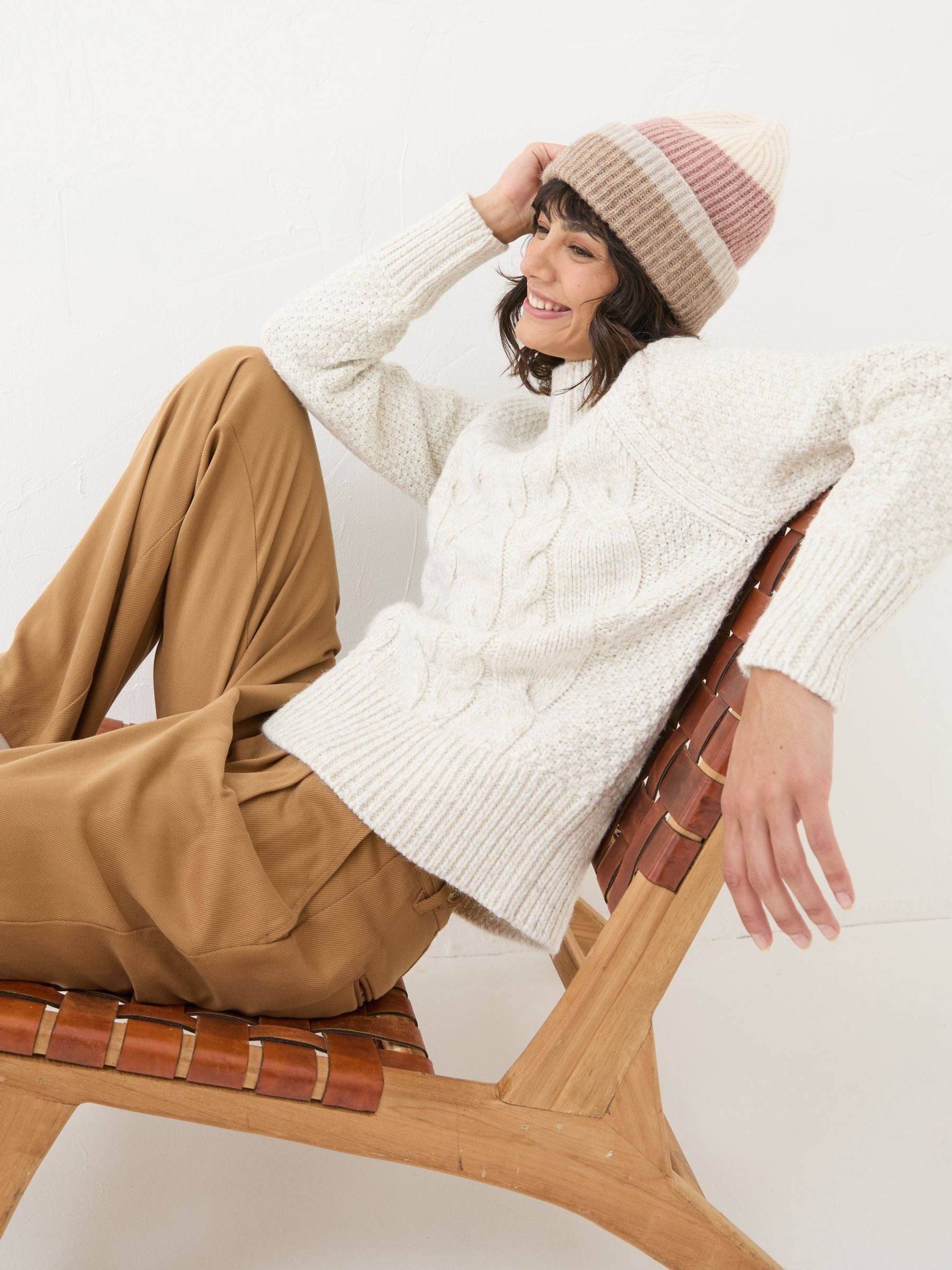 Ivory Cali Cable Jumper - Image 4 of 6