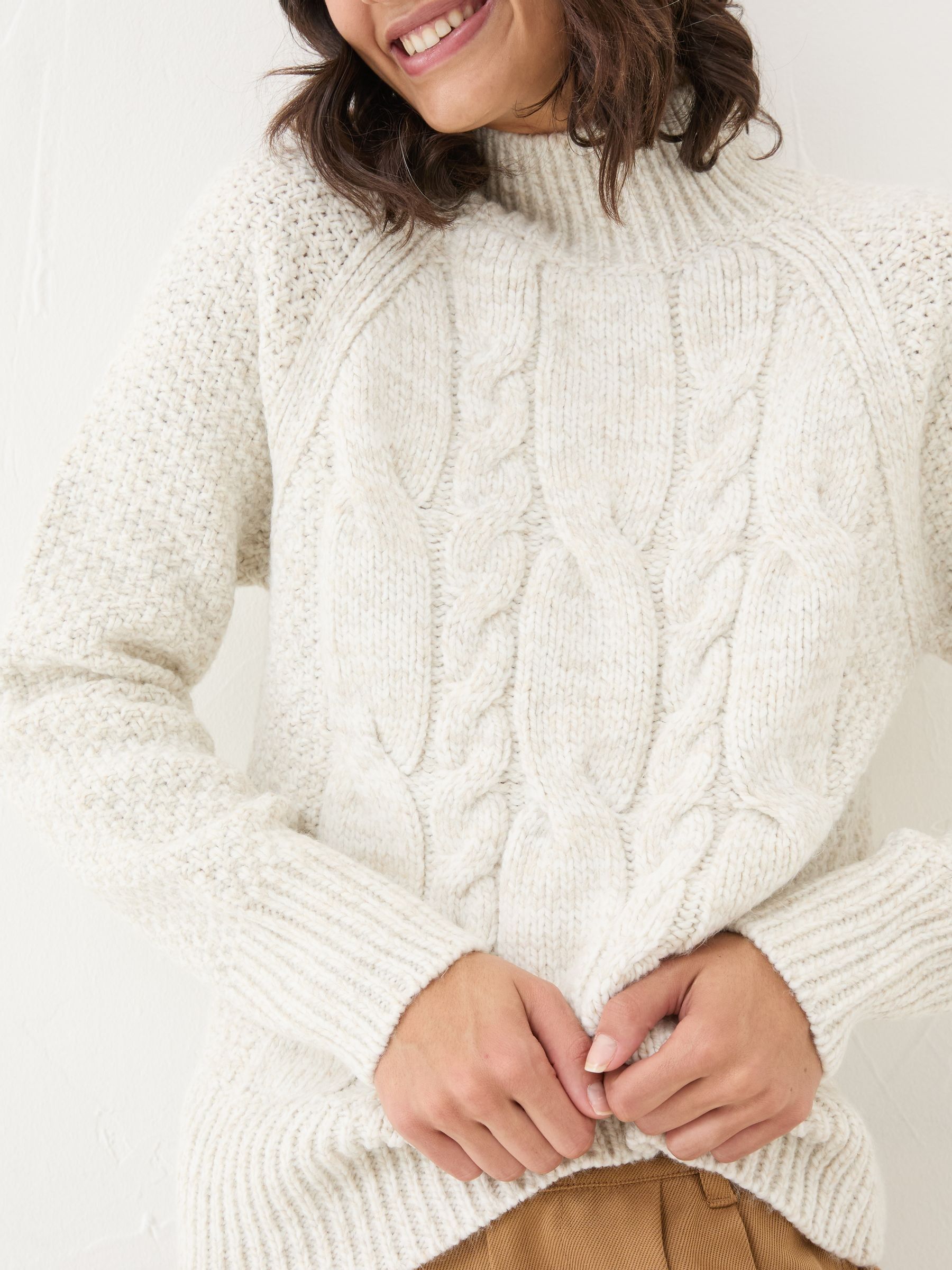 Ivory Cali Cable Jumper - Image 5 of 6
