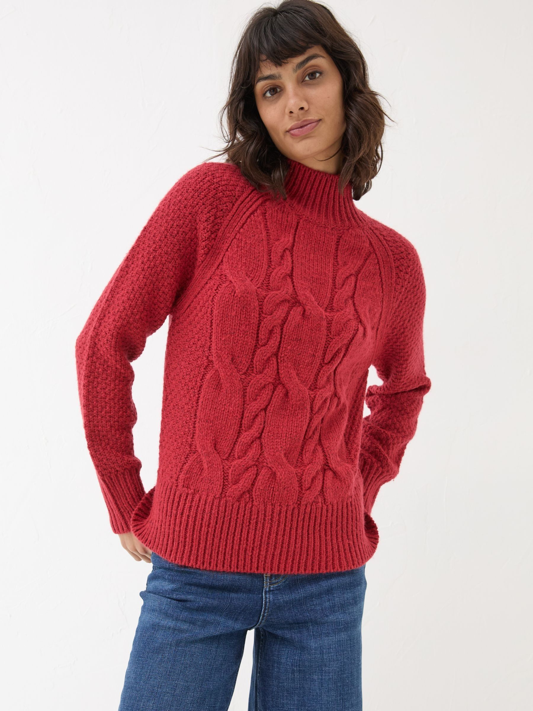 Red Cali Cable Jumper - Image 1 of 6