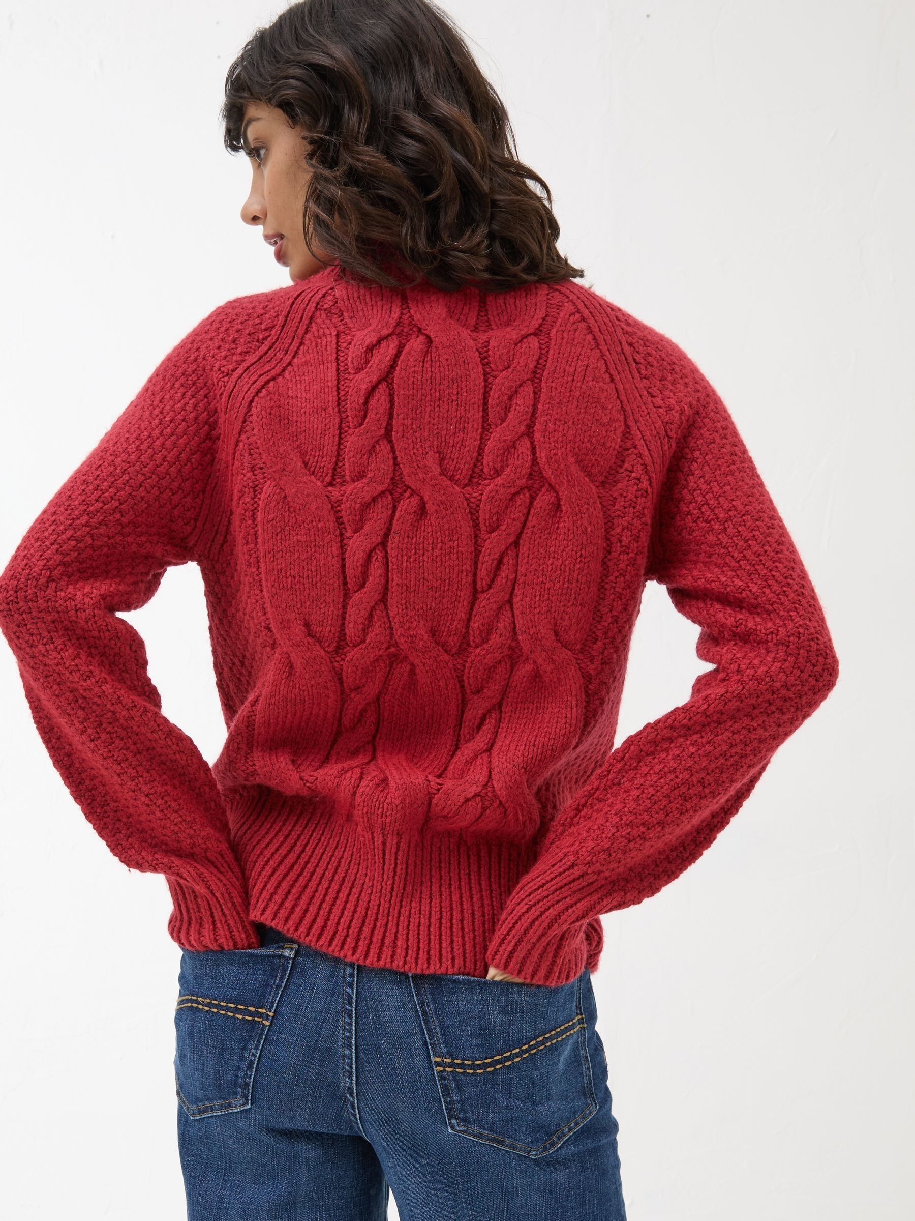 Red Cali Cable Jumper - Image 2 of 6