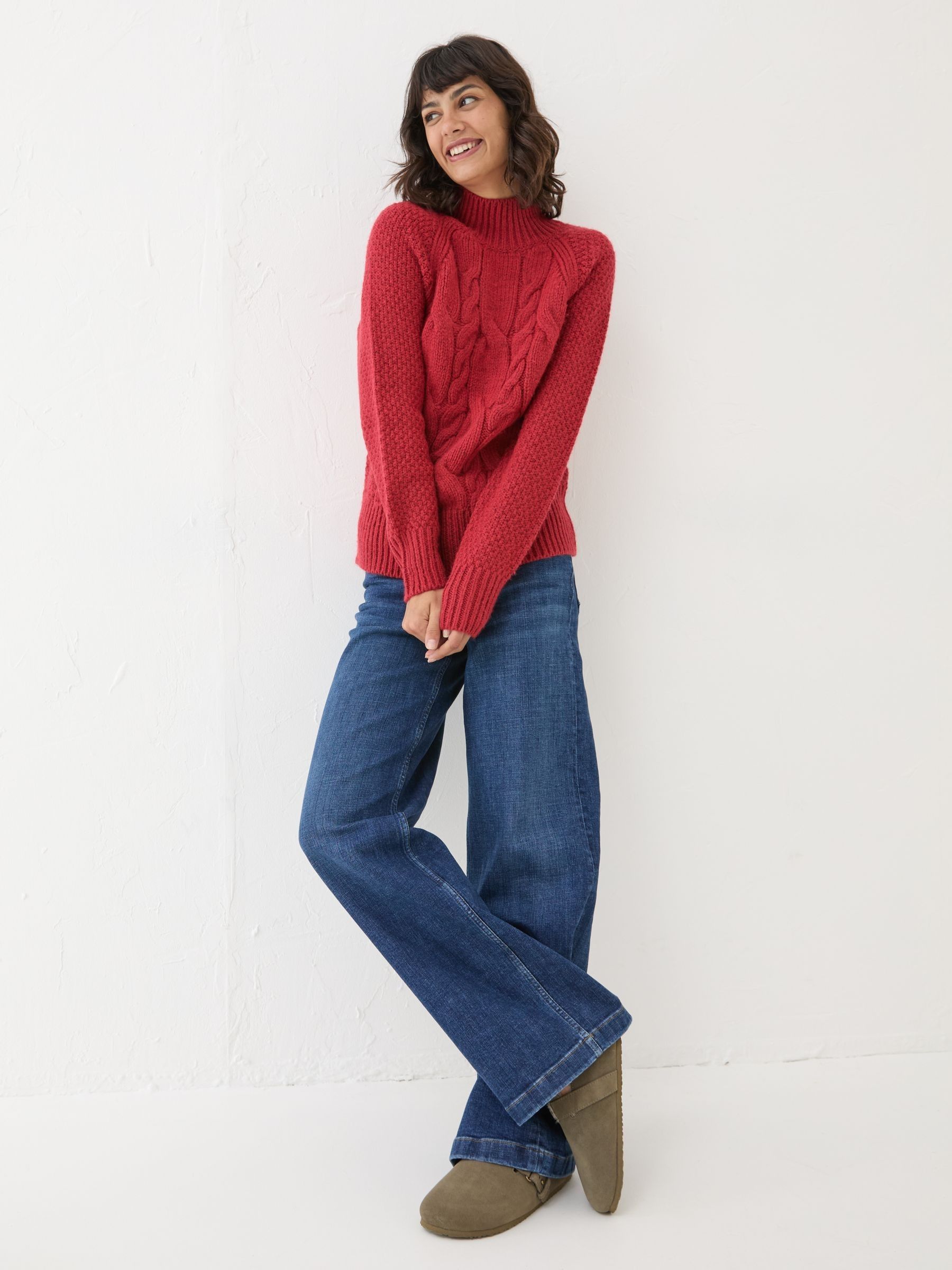 Red Cali Cable Jumper - Image 3 of 6