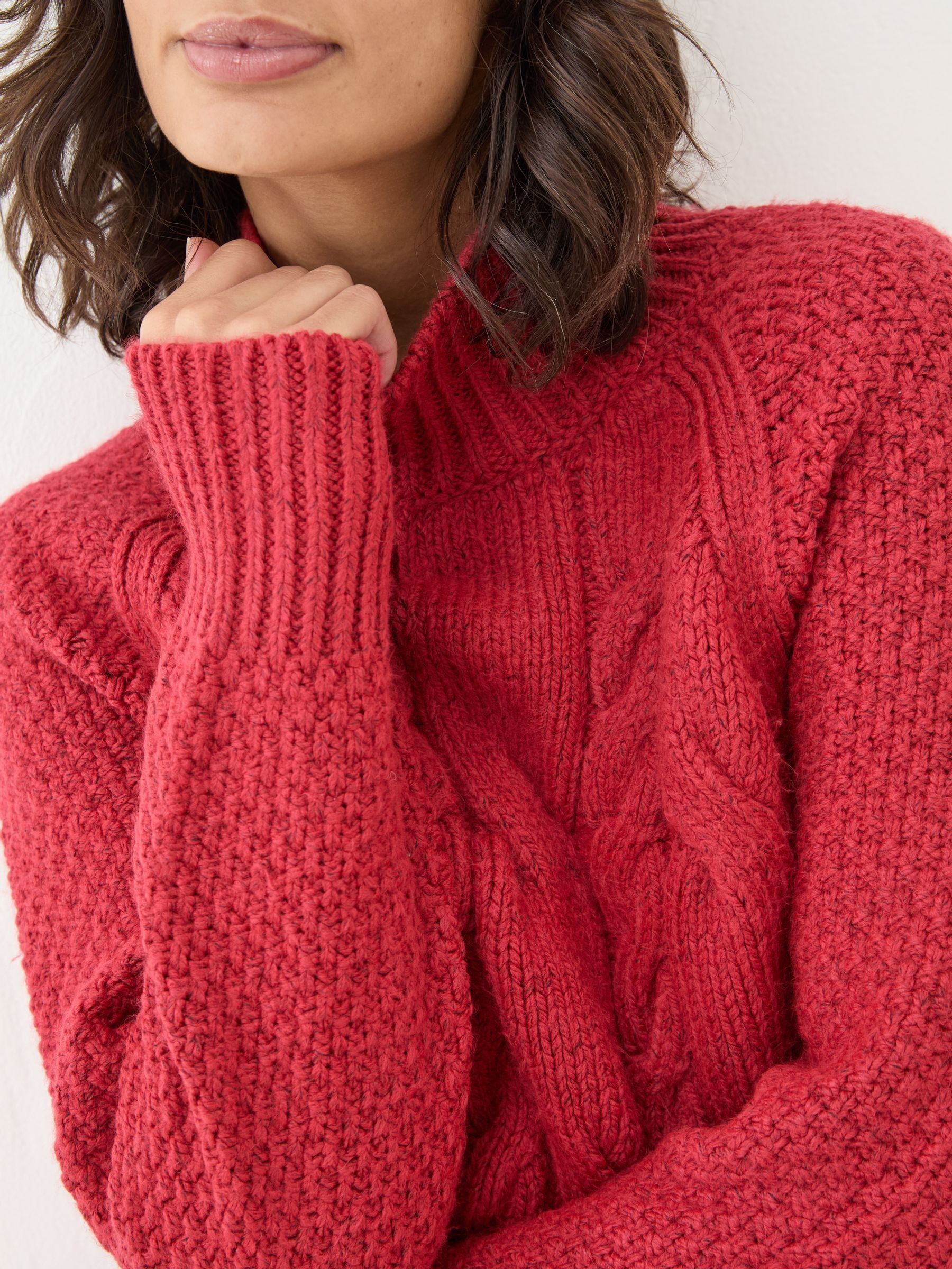 Red Cali Cable Jumper - Image 5 of 6