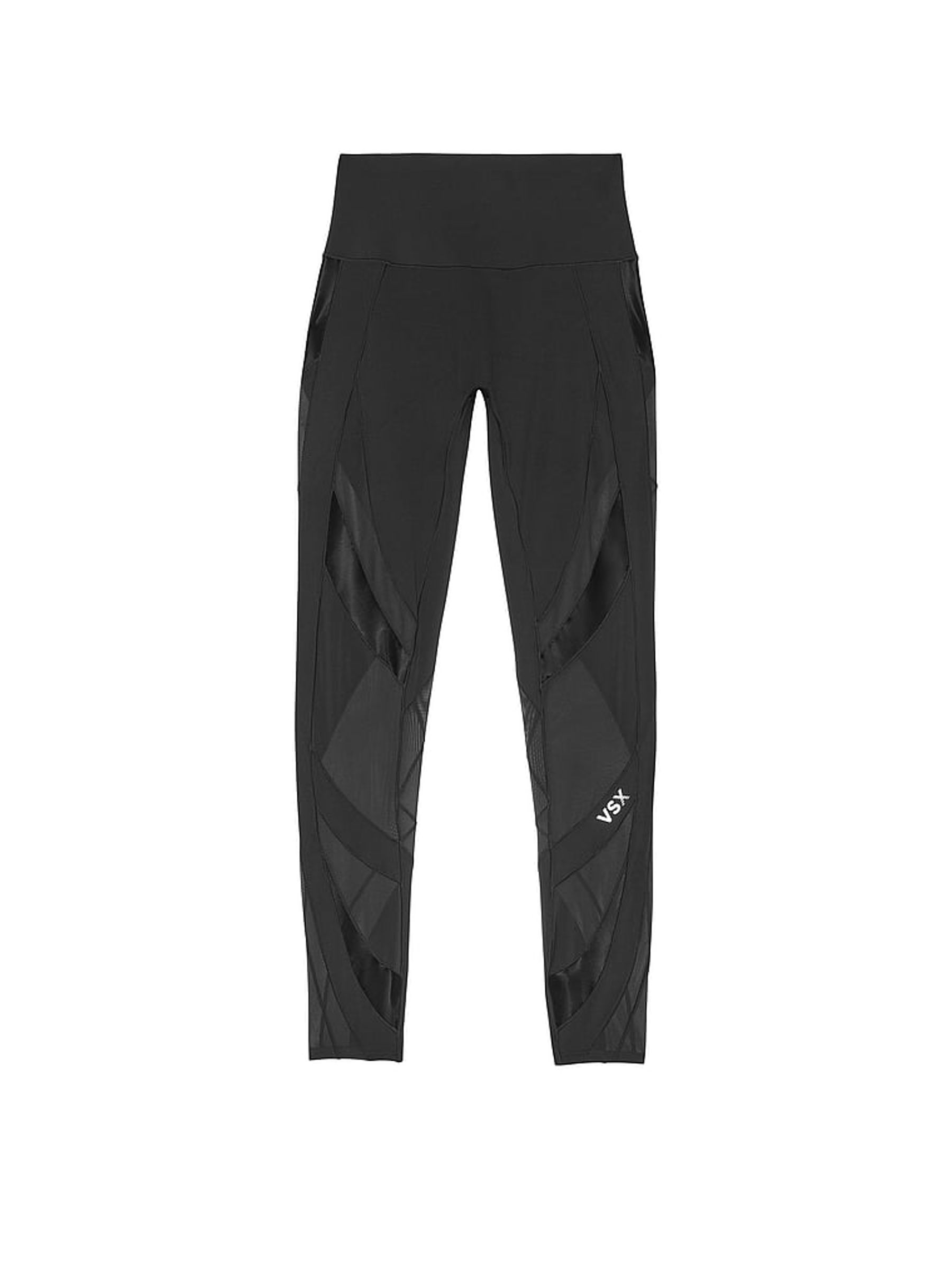 Black Activate™ Sheer Illusion Leggings - Image 3 of 3