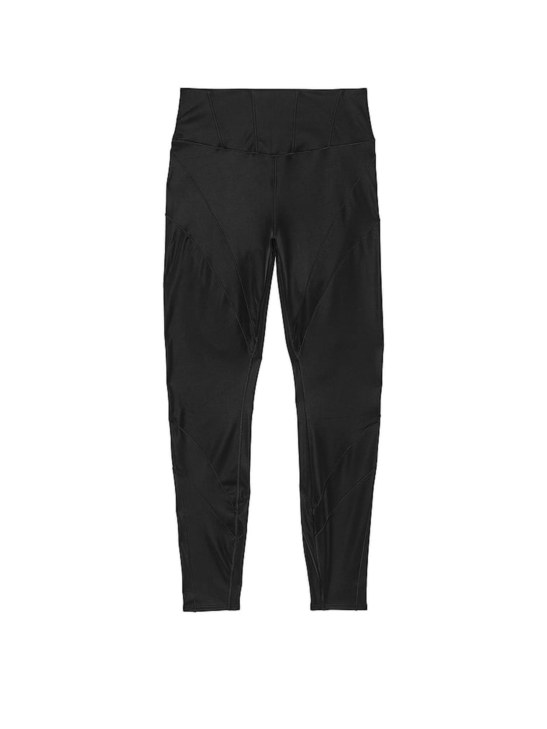 Black Faux Leather Corset Leggings - Image 3 of 3