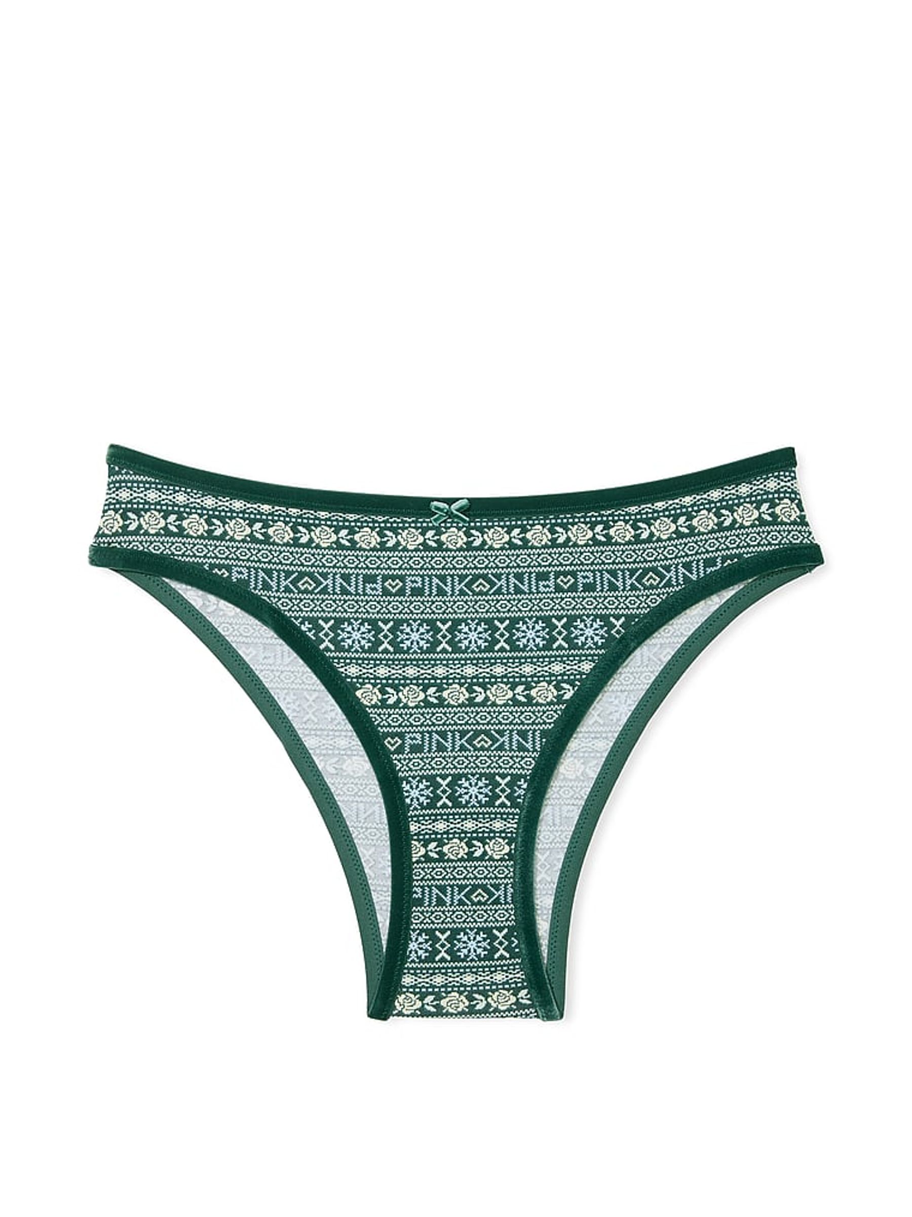 Deep Forest Green Cheeky Cotton Knickers - Image 3 of 3
