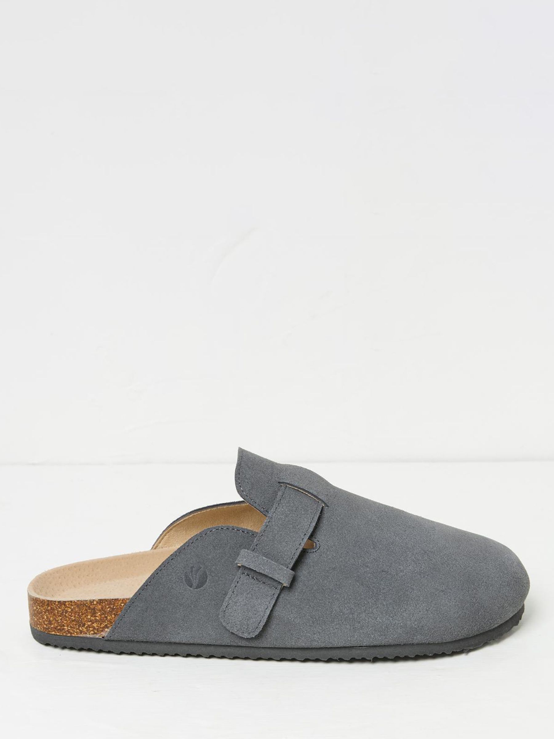 George Charcoal Grey House Shoe - Image 1 of 3