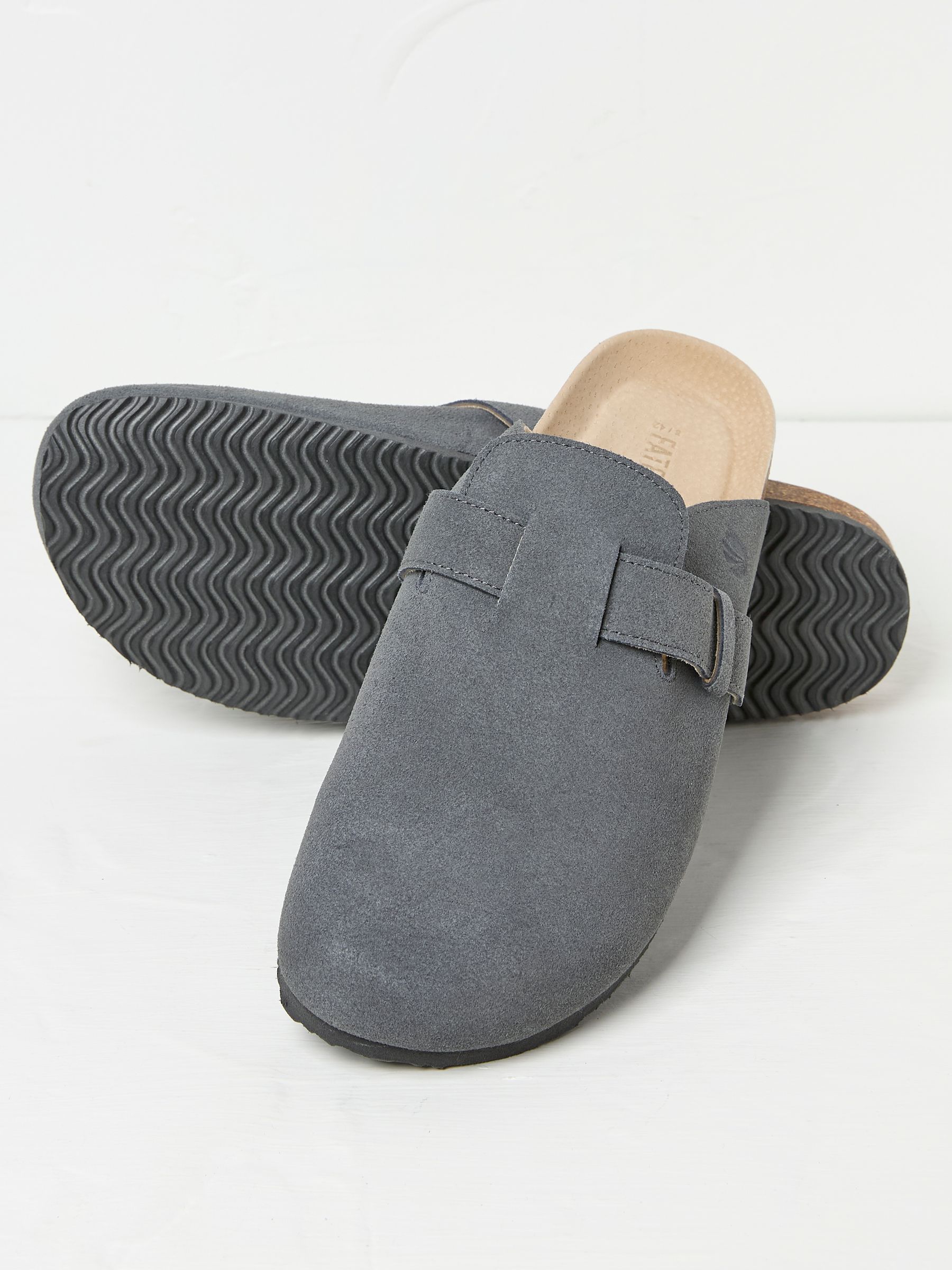 George Charcoal Grey House Shoe - Image 2 of 3