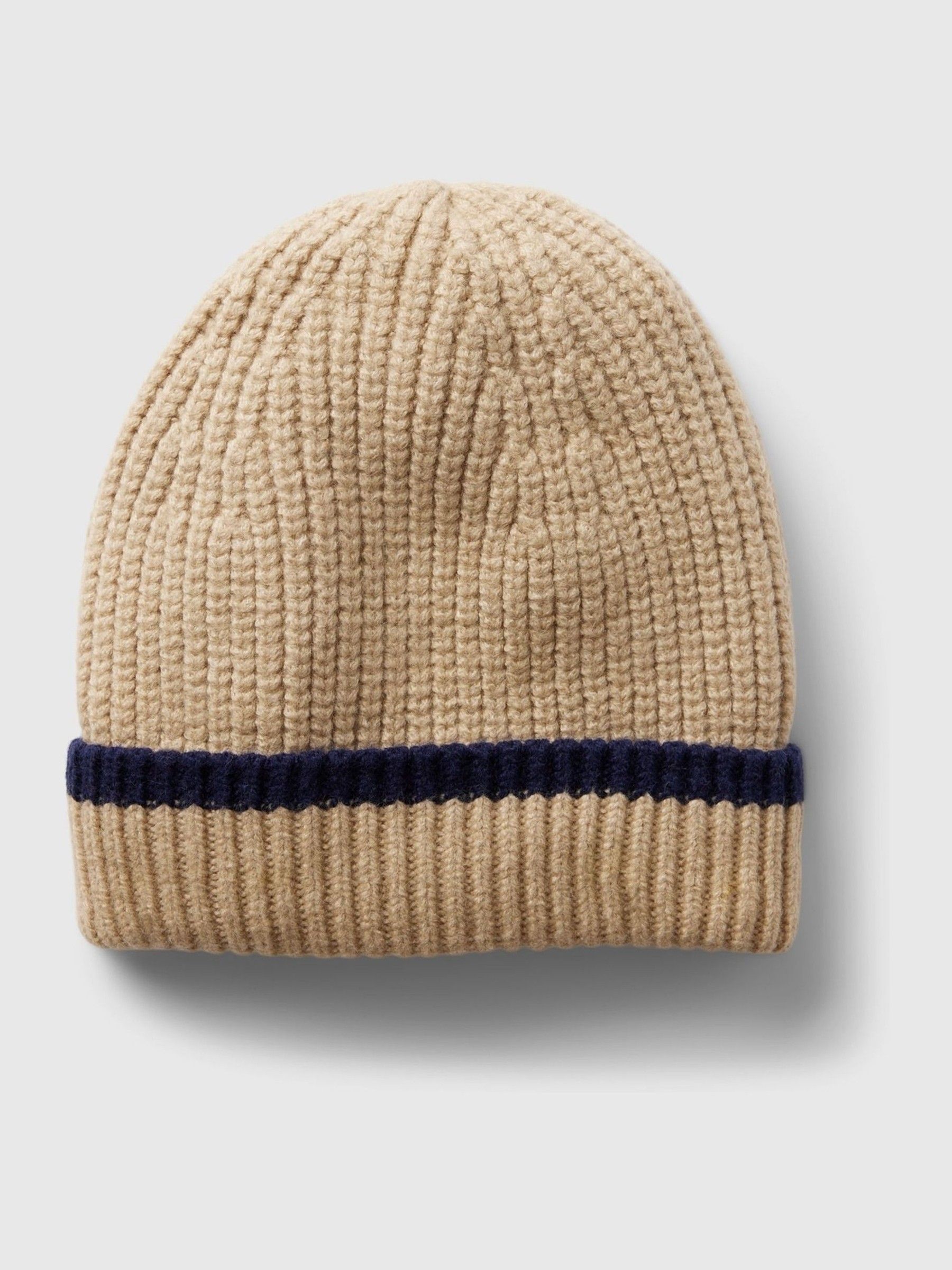 Beige CashSoft Beanie (Newborn-3yrs) - Image 1 of 1