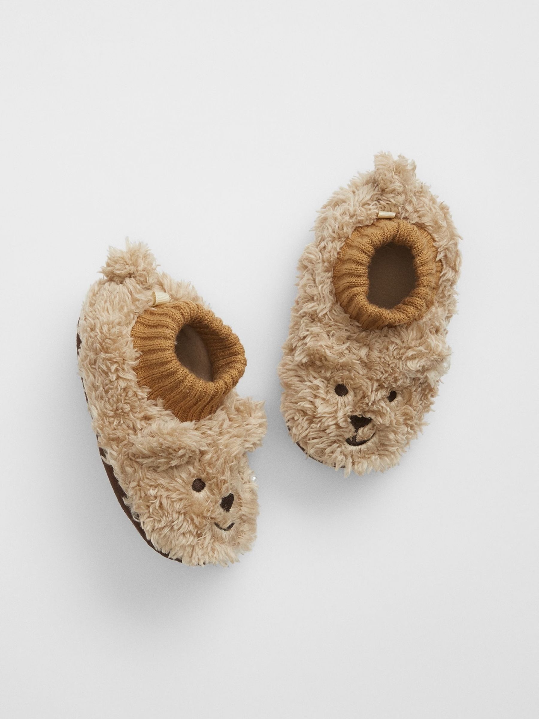 Brown Bear Slippers - Image 1 of 1
