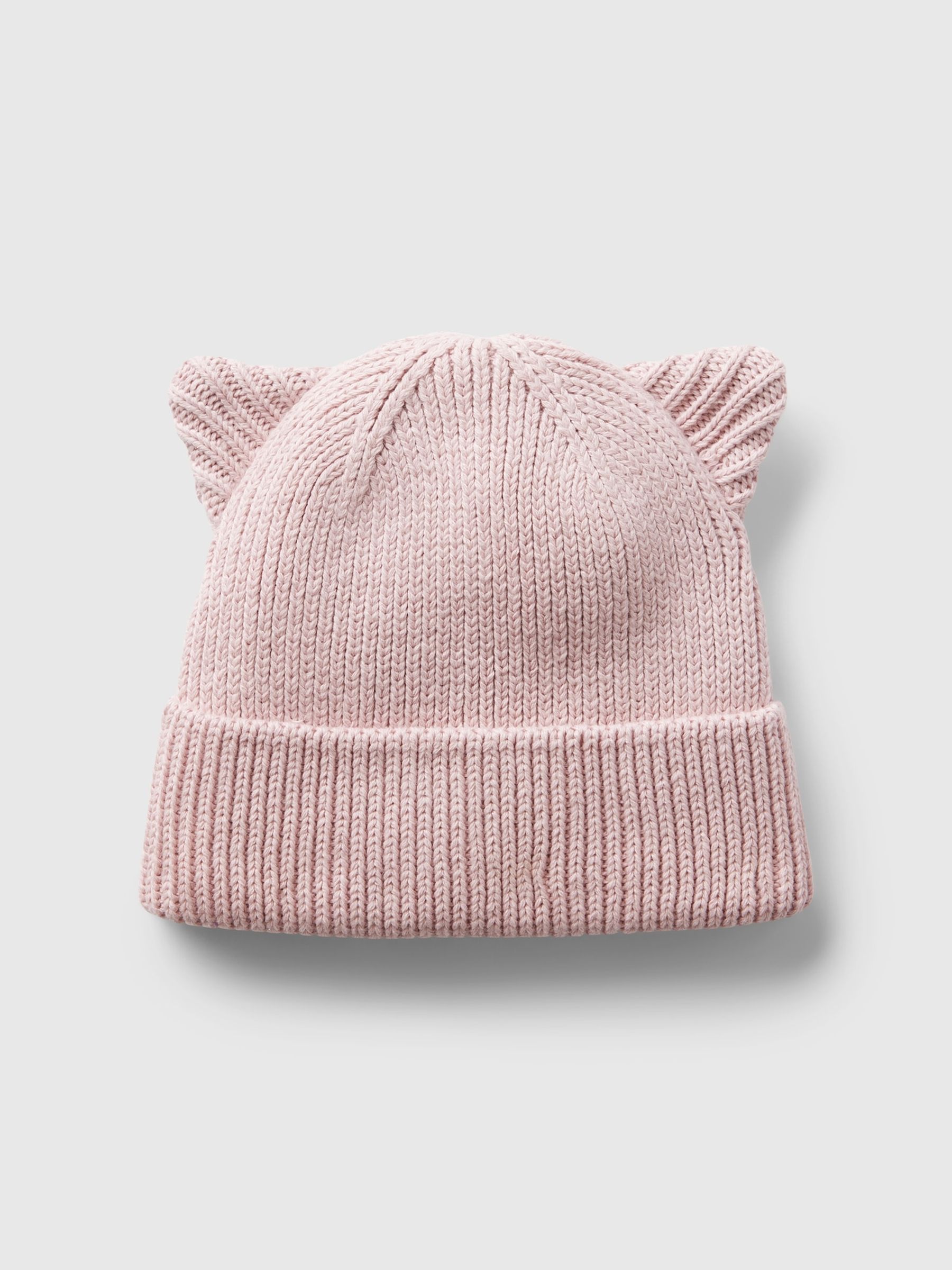 Pink Cat Ear Beanie (Newborn-3yrs) - Image 1 of 1